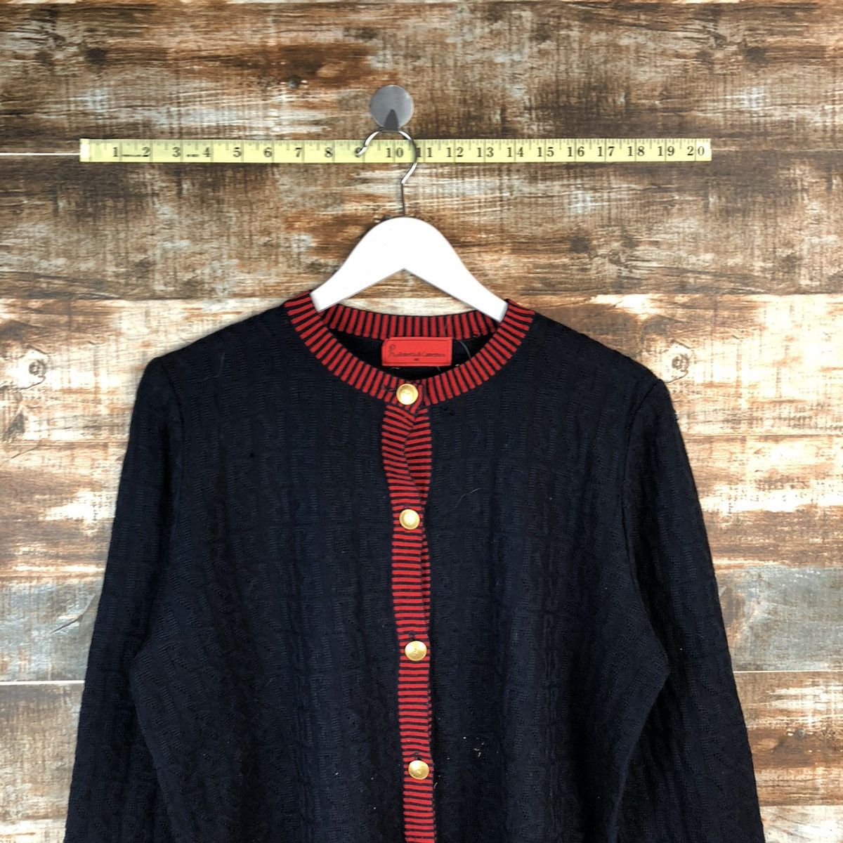 Roberta di Camerino Roberta di Camerino Darkblue Patterned Cardigans #A1362 Size S / US 4 / IT 40 - 5 Thumbnail
