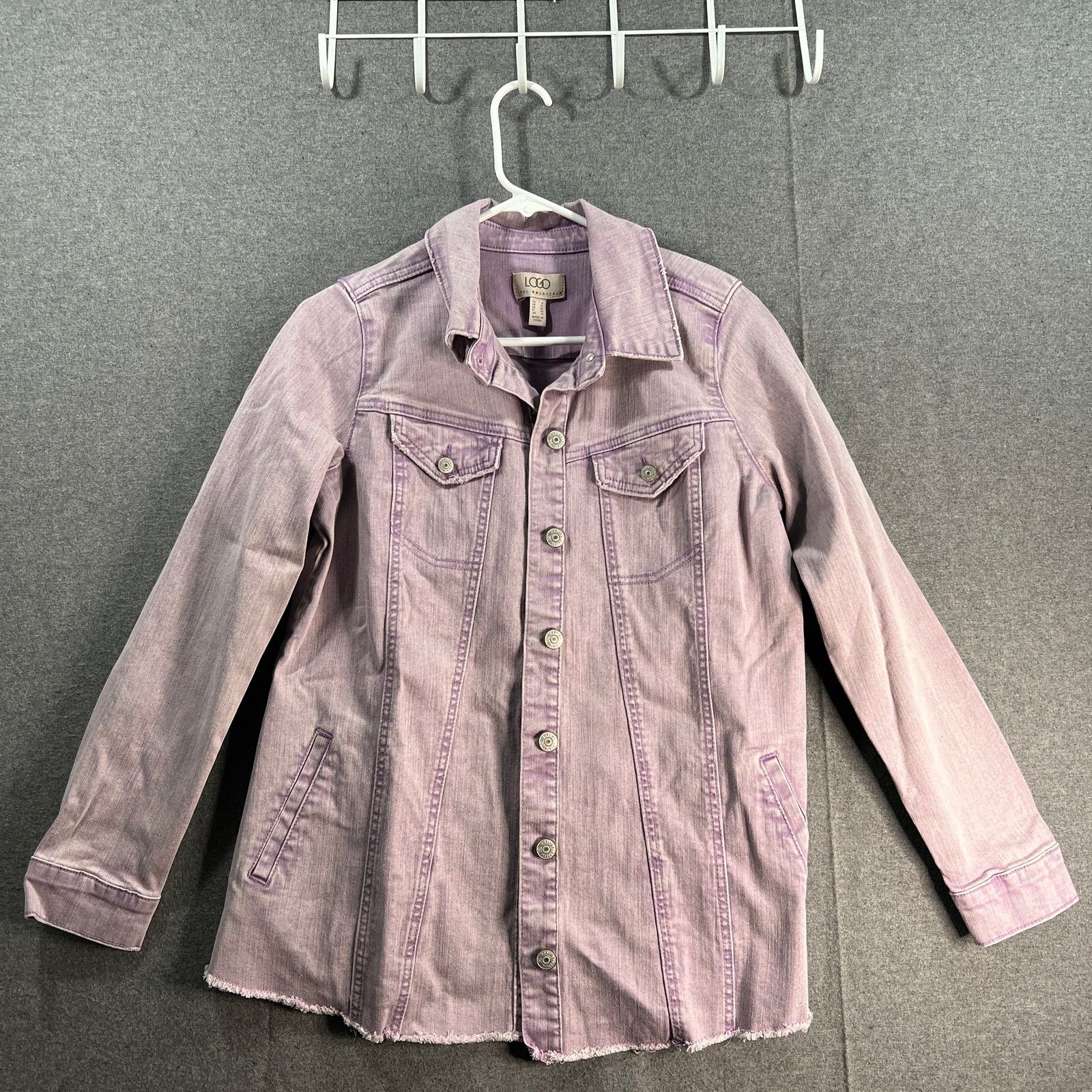 Other LOGO by Lori Goldstein Jeans Jacket Womens Size M / US 6-8 / IT 42-44 - 2 Thumbnail