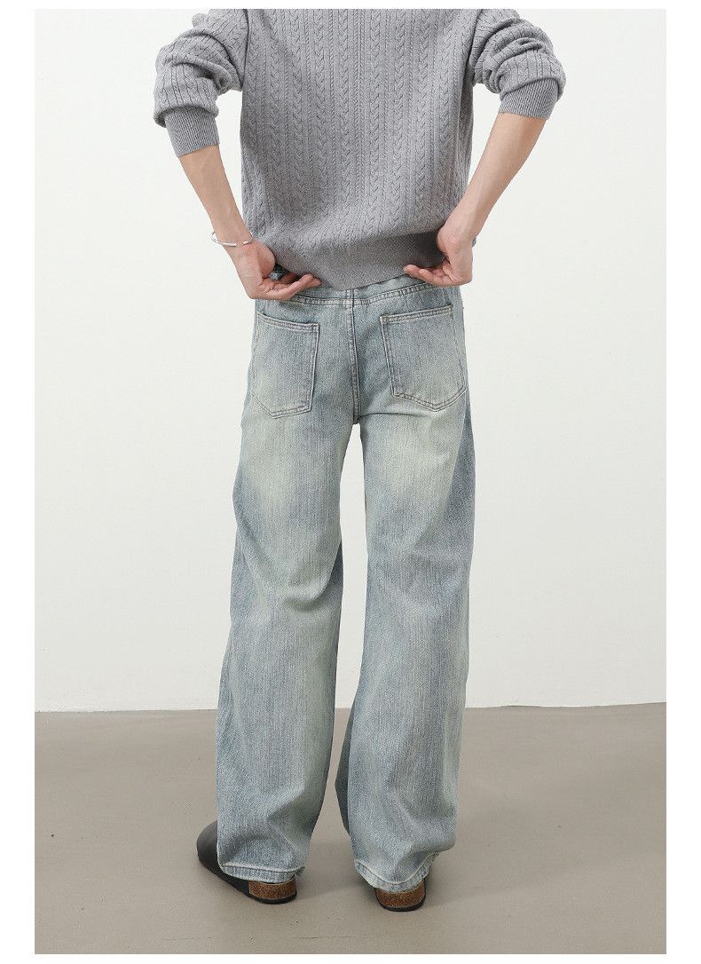 Jean Retro men's loose American high street ripped scimitar jeans Size US 32 / EU 48 - 5 Thumbnail