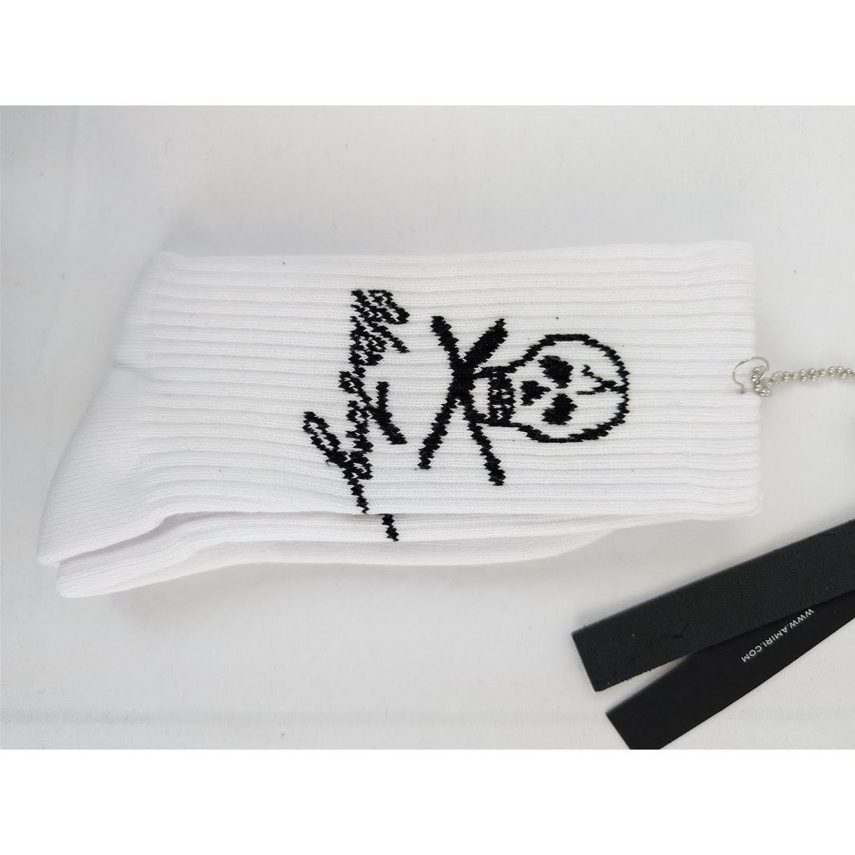 Amiri × Wes Lang o1rshd1 Size: 41-42 / Skull Head Socks in White Size ONE SIZE - 2 Thumbnail