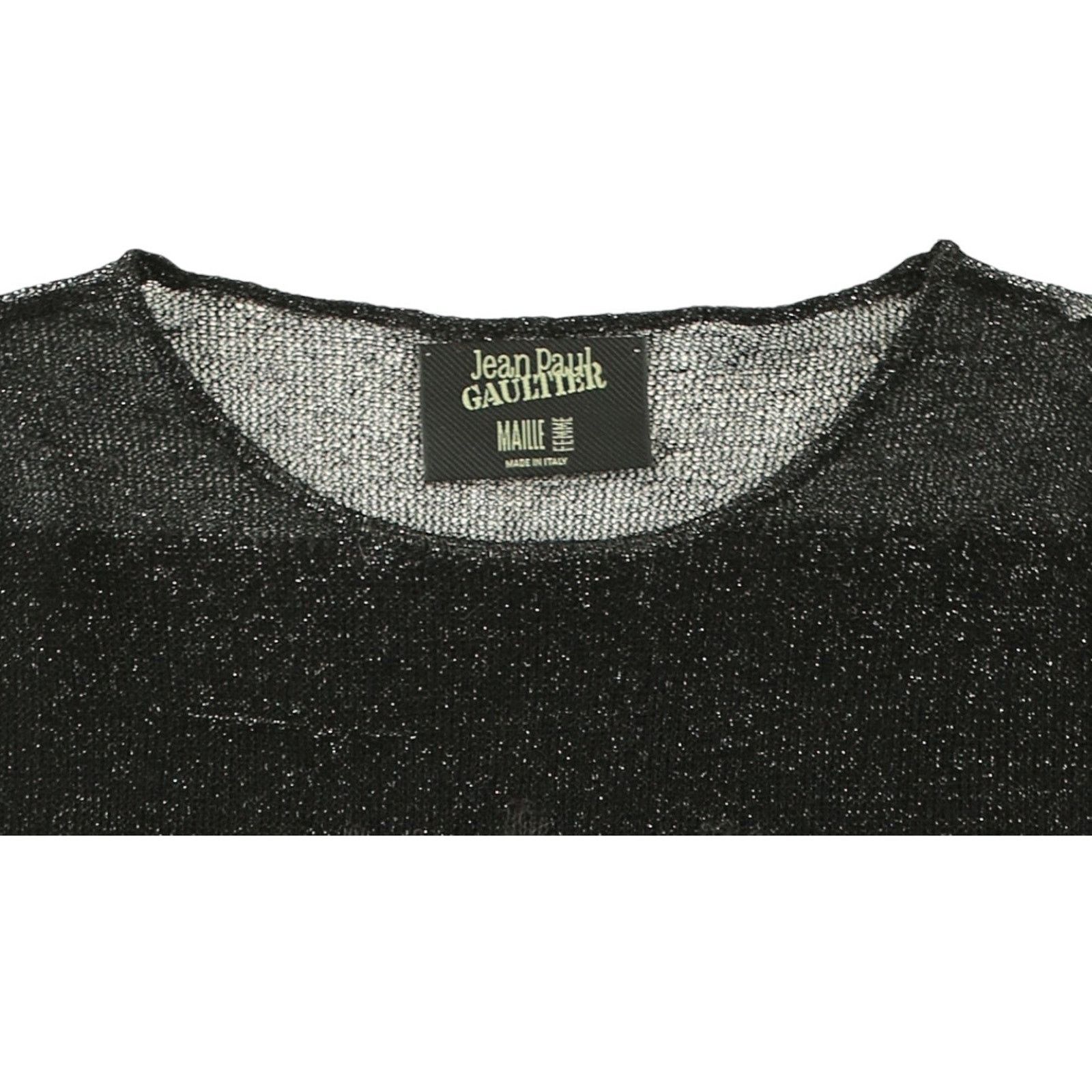 Jean Paul Gaultier A/W 1998 Maille Blood Drip Glitter Mesh Long Sleeve Size M / US 6-8 / IT 42-44 - 3 Thumbnail