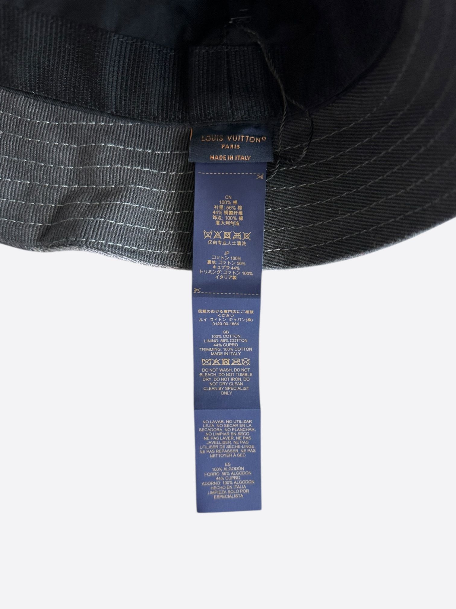 Louis Vuitton Louis Vuitton KidSuper Grey Patchwork Bucket Hat Size ONE SIZE - 5 Thumbnail