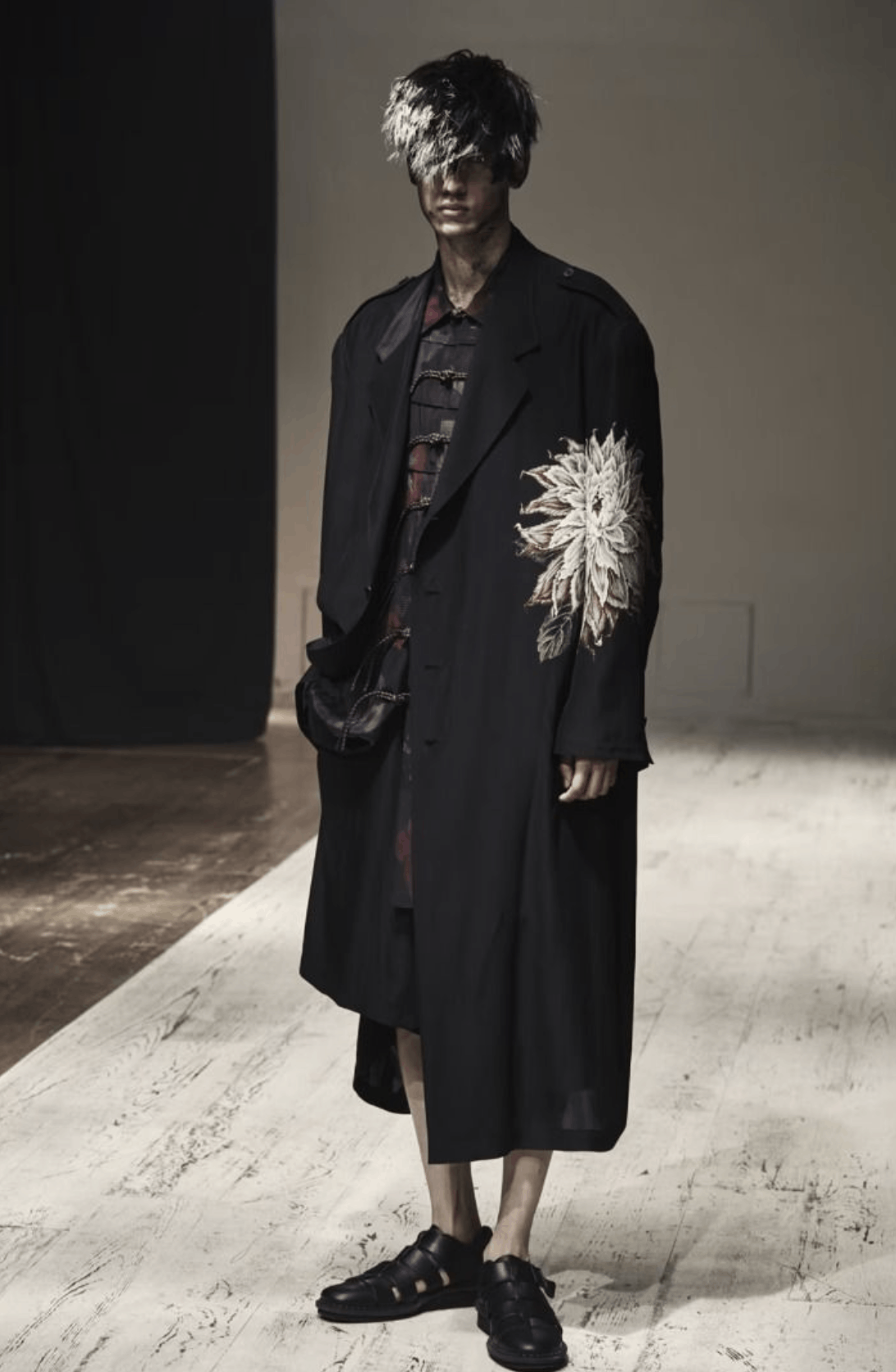 Yohji Yamamoto Yohji Yamamoto Pour Homme - Cellulose Chinese Blouse Size US M / EU 48-50 / 2 - 9 Thumbnail