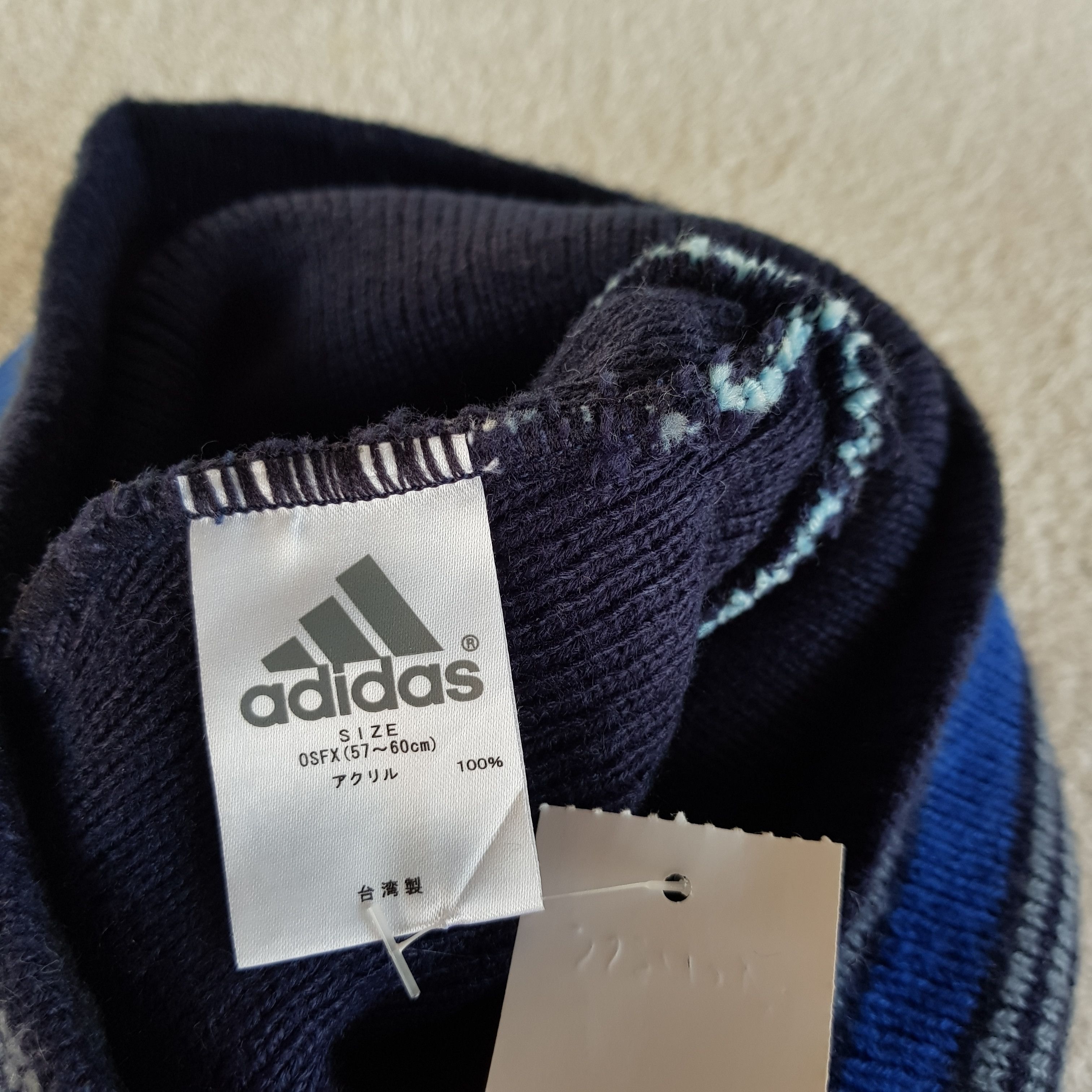 Adidas Vintage Adidas Beanie 90s Knitted Slouchy Snow Caps Hats Size ONE SIZE - 6 Thumbnail