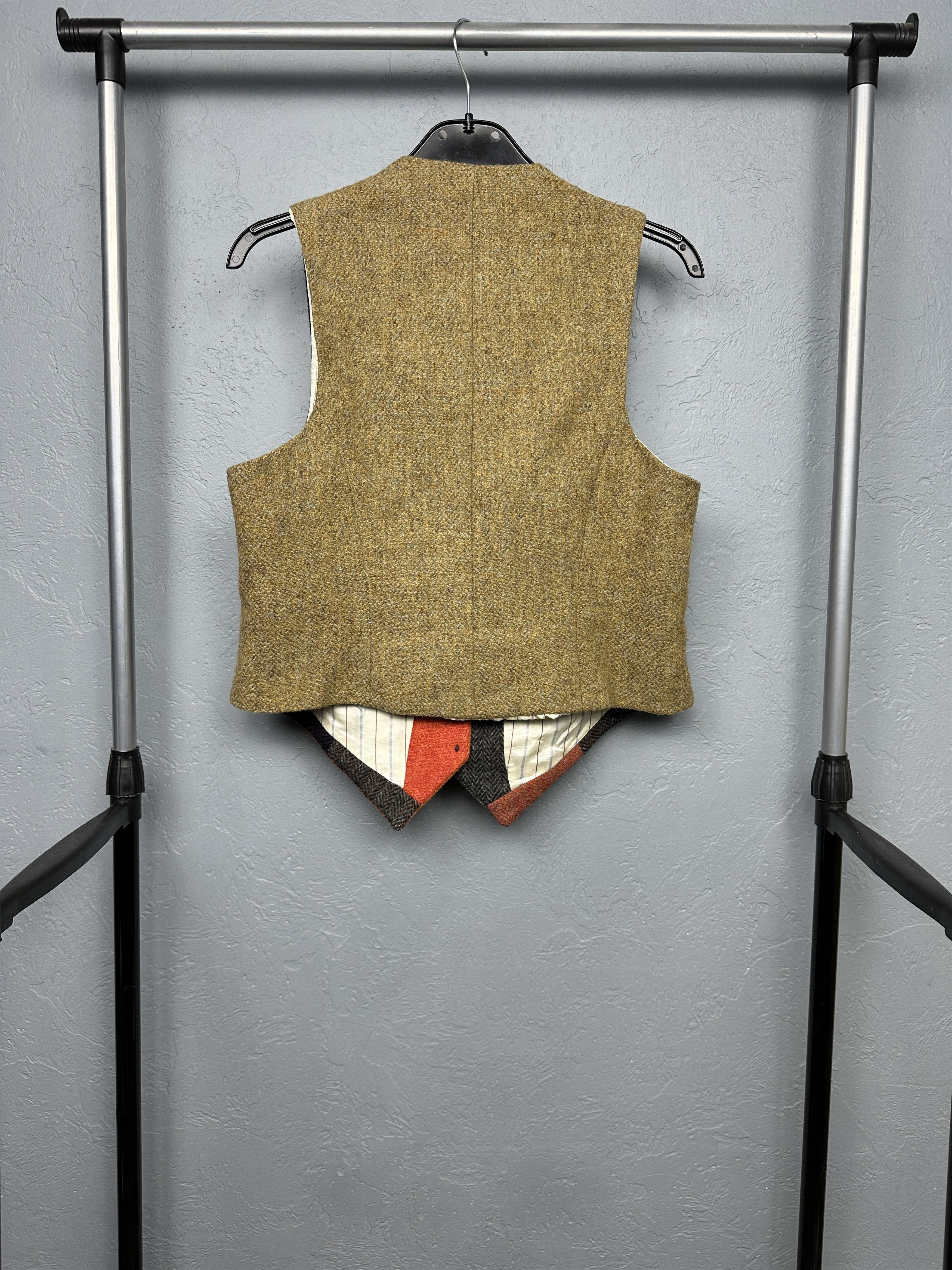 Harris Tweed Harris Tweed Womens Wool Vest Gilet Waistcoat Size M / US 6-8 / IT 42-44 - 6 Thumbnail