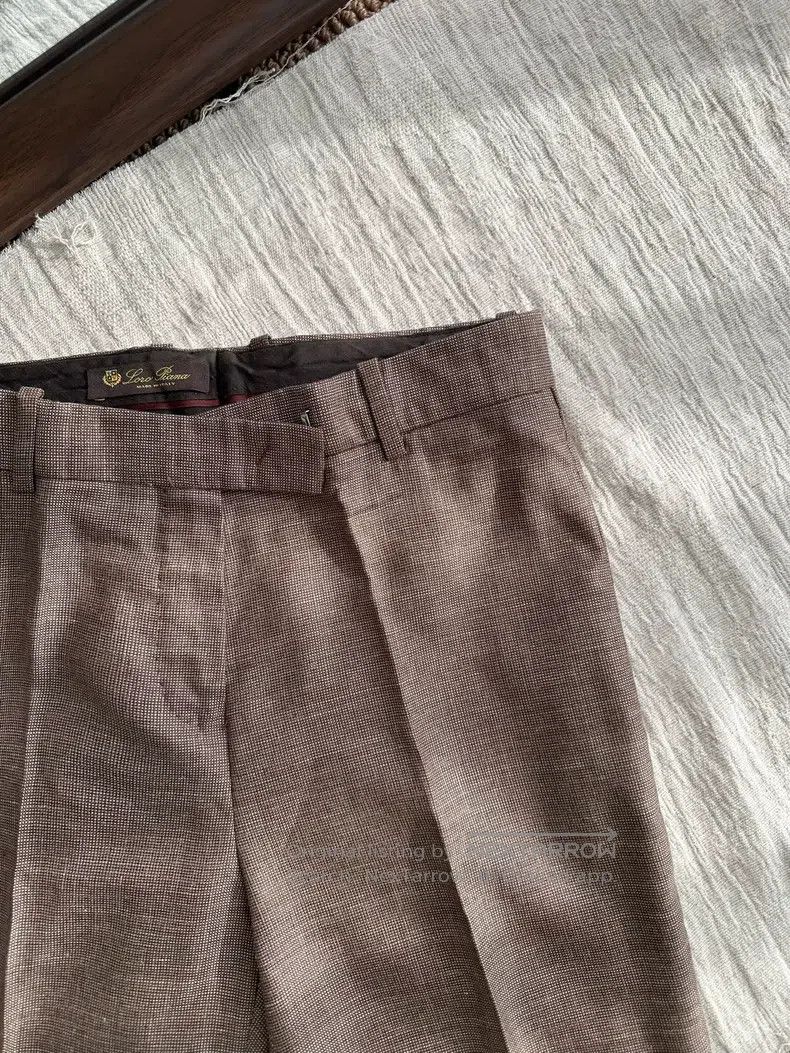 Loro Piana Loro Piana Silk Straight Casual Suit Pants, Brown Size 27" / US 4 / IT 40 - 5 Thumbnail