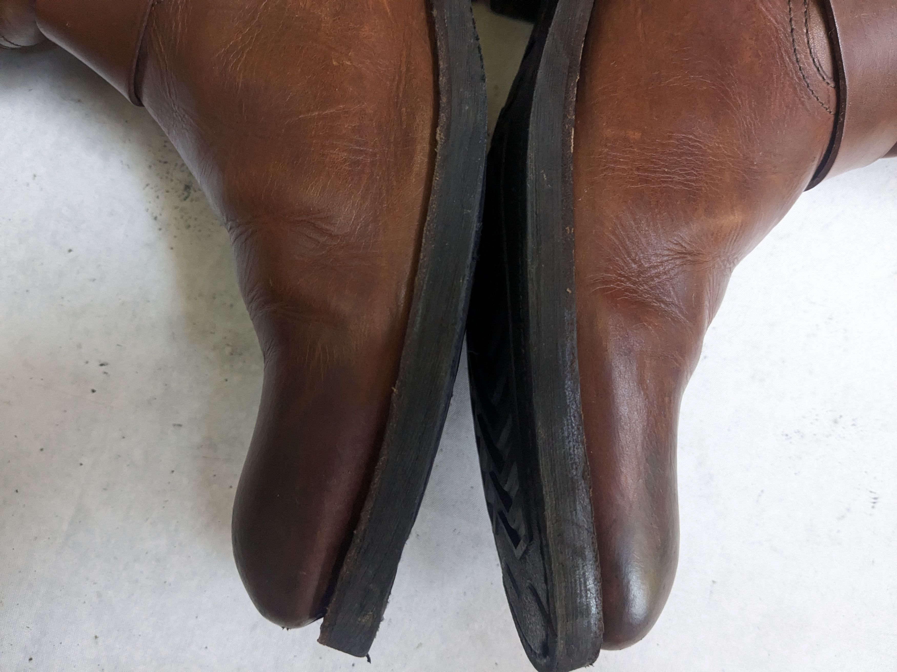 Frye Frye Harness Brown Leather 11 D a Leather Buckle Size US 11 / EU 44 - 12 Thumbnail