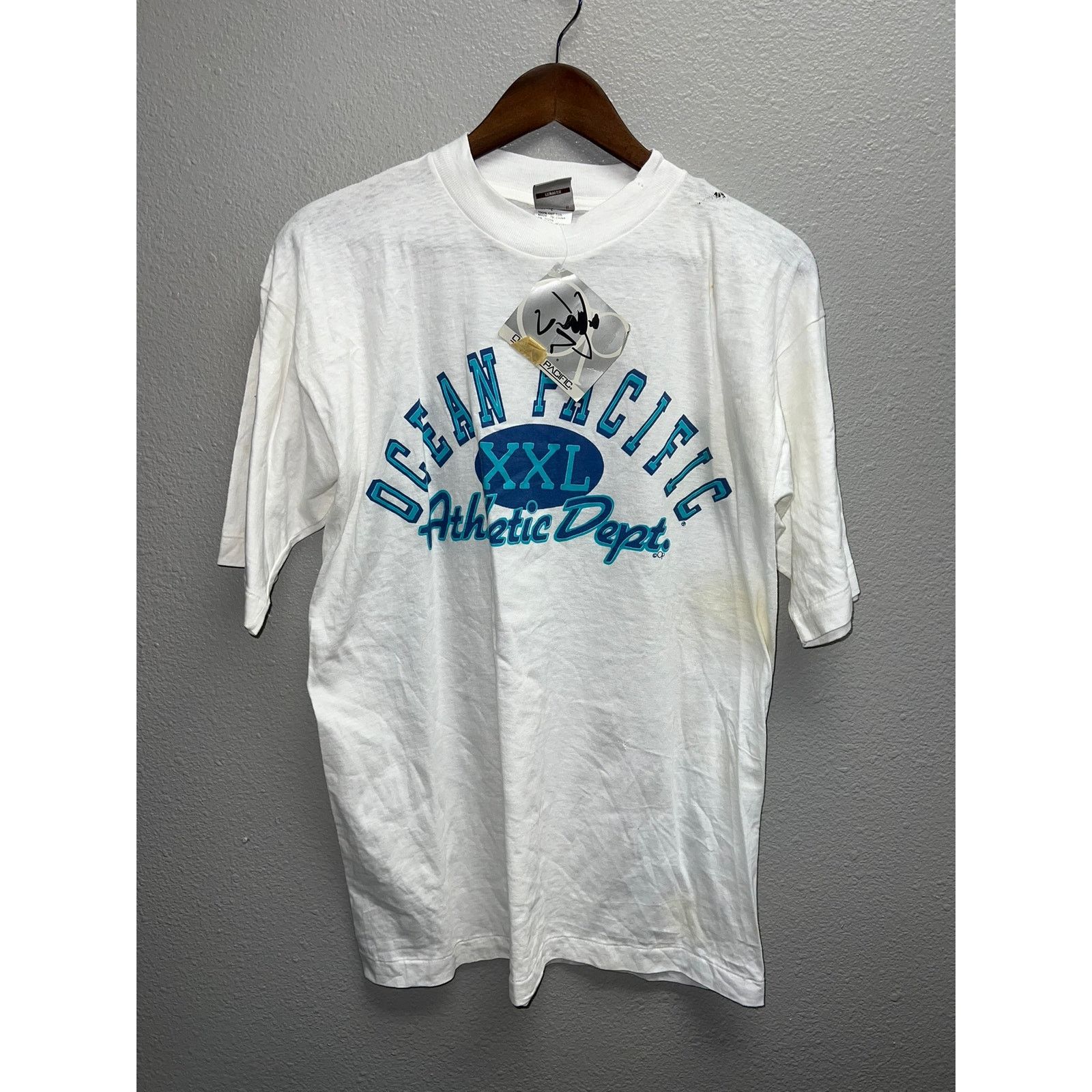Ocean Pacific Vintage Ocean Pacific Shirt Stained Tee OP VTG L Large Size US L / EU 52-54 / 3 - 1 Thumbnail