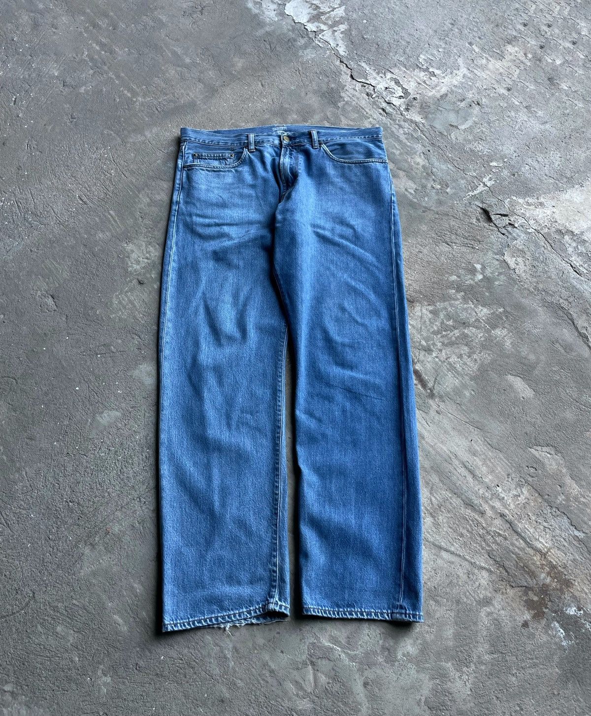 Carhartt × Carhartt Wip × Vintage Vintage Carhartt Washed Faded Pontiac Jeans Y2K Size US 36 / EU 52 - 3 Thumbnail