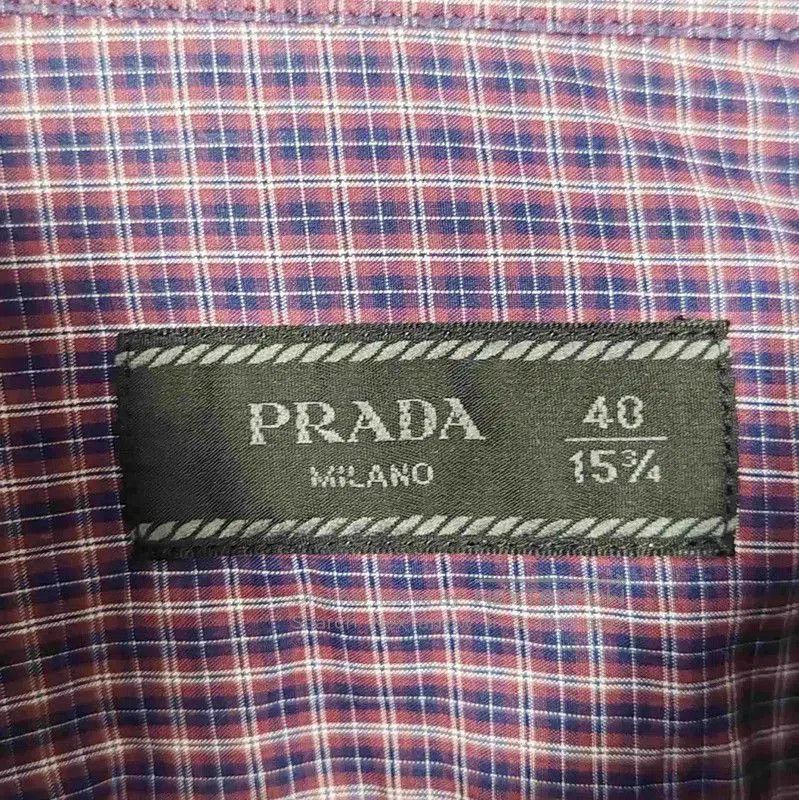 Prada Prada Purple Cotton Long Sleeve Shirt. Size US L / EU 52-54 / 3 - 2 Thumbnail