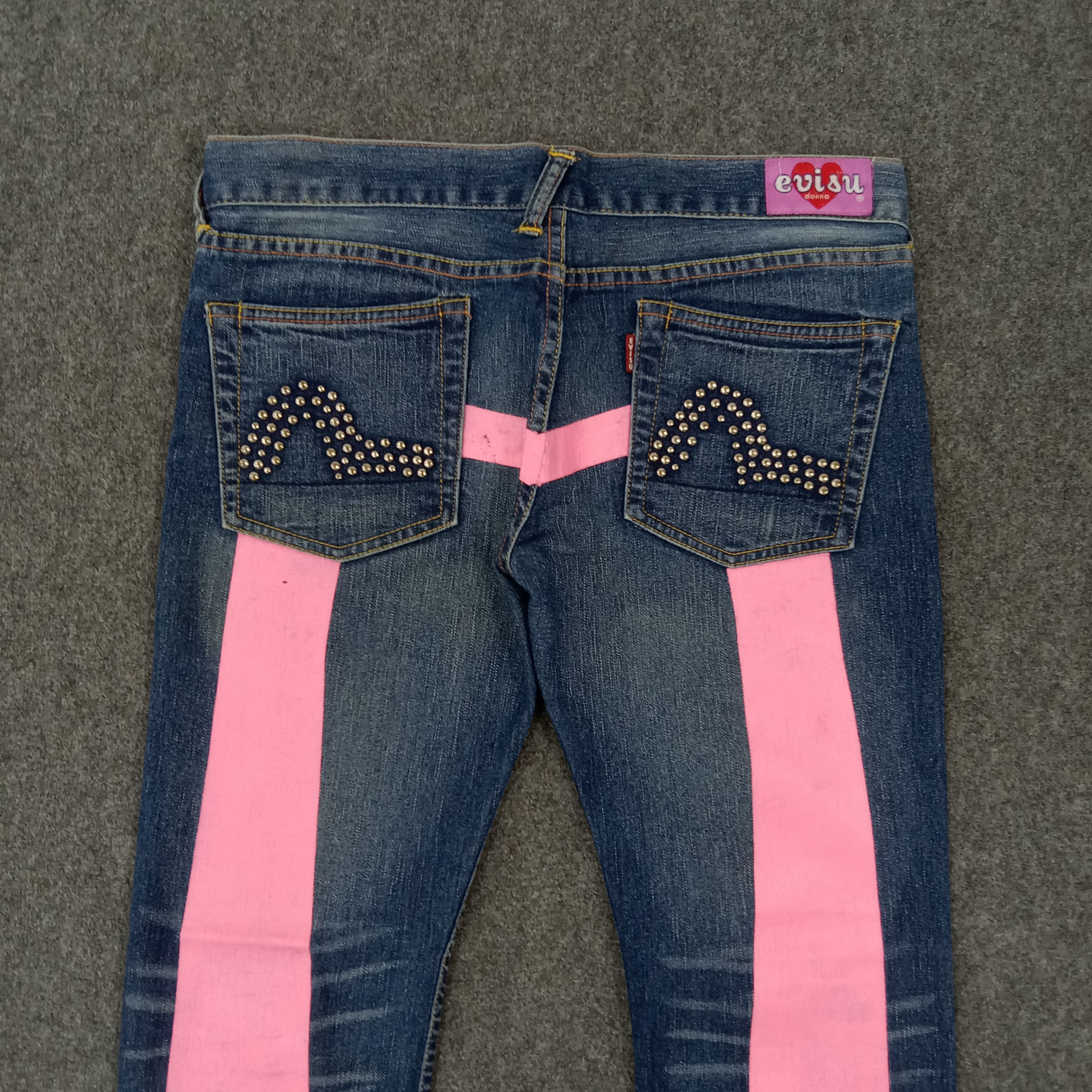Japanese Brand × Vintage Evisu Japanese Brand Daicock Custom Art Denim Jeans Size 31" - 2 Thumbnail