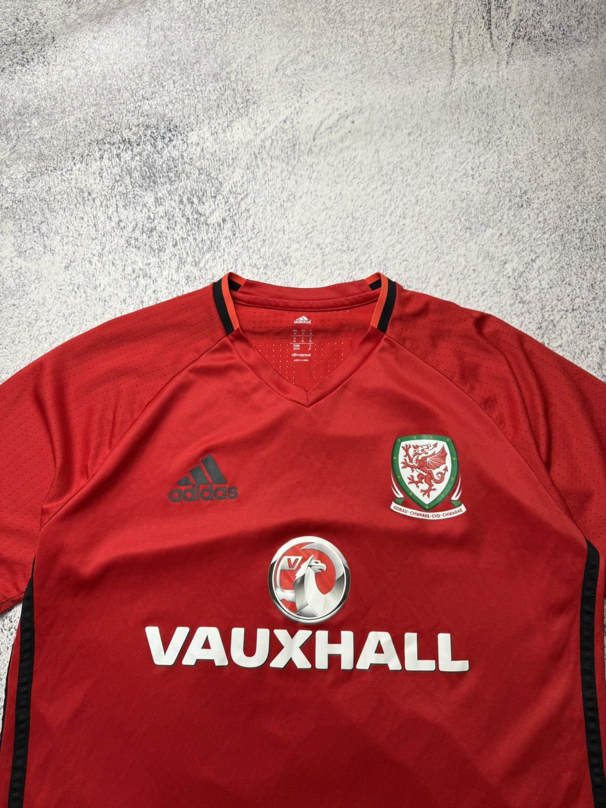 Adidas Wales 2017 training football shirt jersey Adidas Vauxhall Size US M / EU 48-50 / 2 - 2 Thumbnail