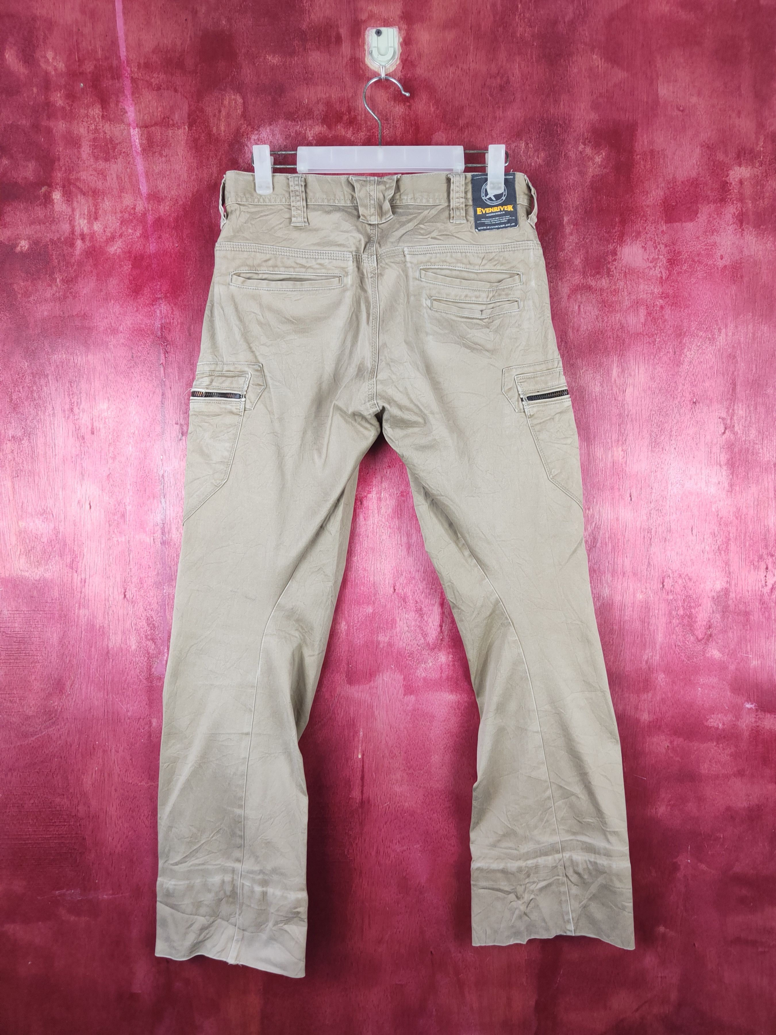 Japanese Brand Evenriver Brown Multipocket Tactical Cargo Pants #S1327 Size US 30 / EU 46 - 7 Thumbnail