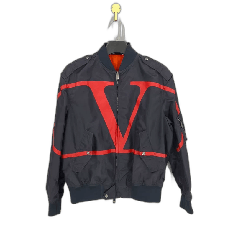 Valentino Valentino Black Red Logo Jacket Size US L / EU 52-54 / 3 - 1 Thumbnail