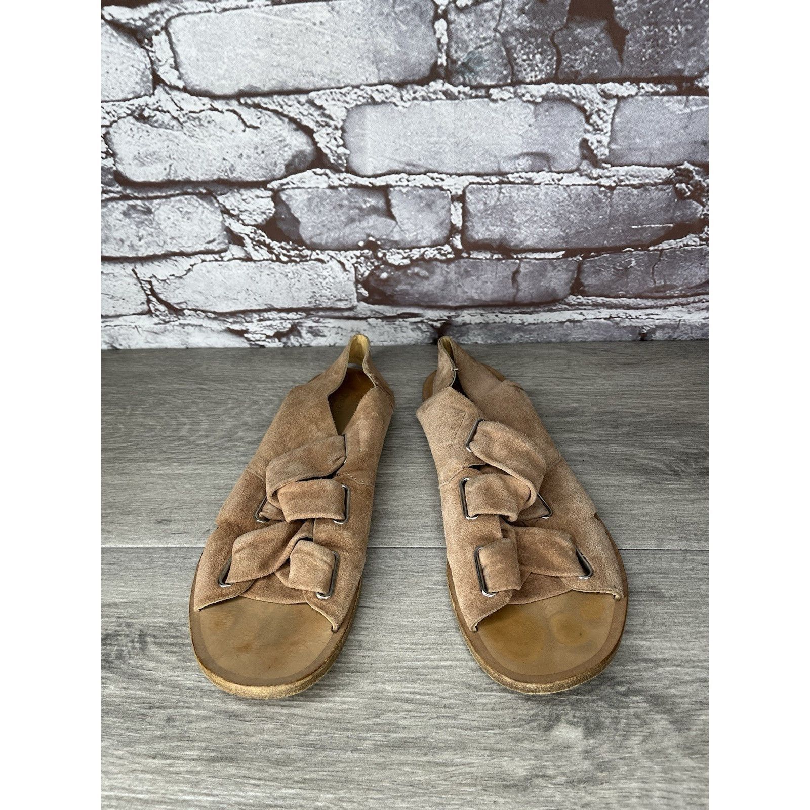 Rag & Bone Rag & Bone Pink Salmon Suede Leather Strap Flats Sandals Wom Size US 6.5 / IT 36.5 - 12 Thumbnail