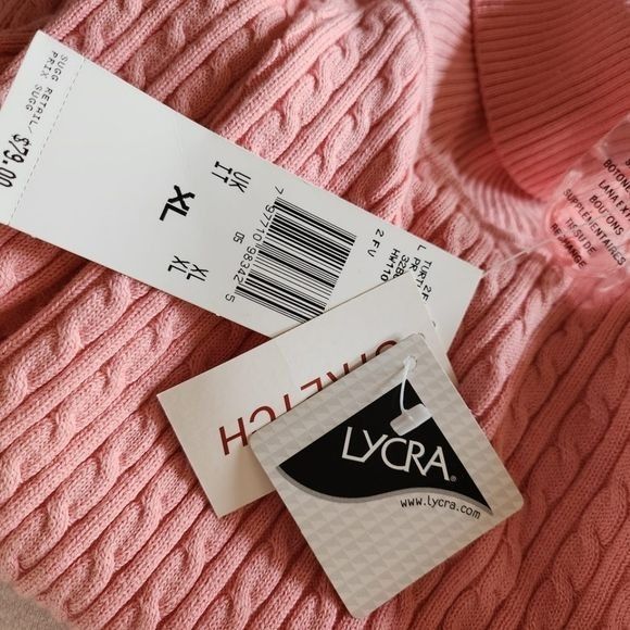 Vintage Anne Klein Sport Stretch Pink Turtleneck Long Sleeve Sz. XL Size XL / US 12-14 / IT 48-50 - 13 Thumbnail