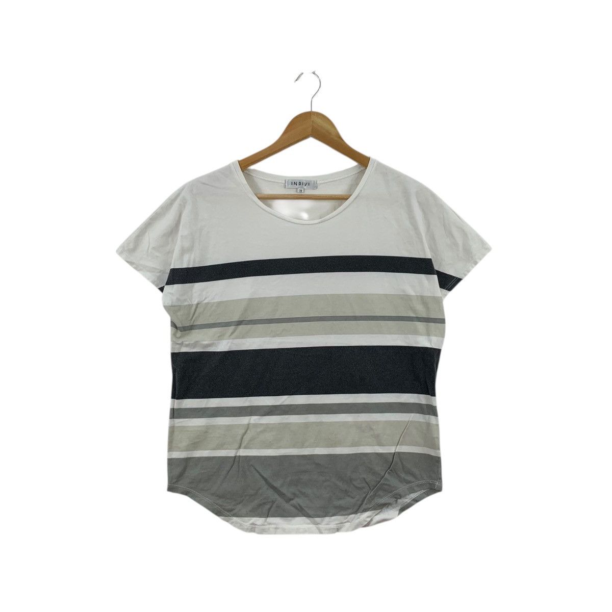 Other INDIVI JAPAN SHIBUYA COLLECTION Striped Boxy Tee Shirt Size M / US 6-8 / IT 42-44 - 1 Thumbnail