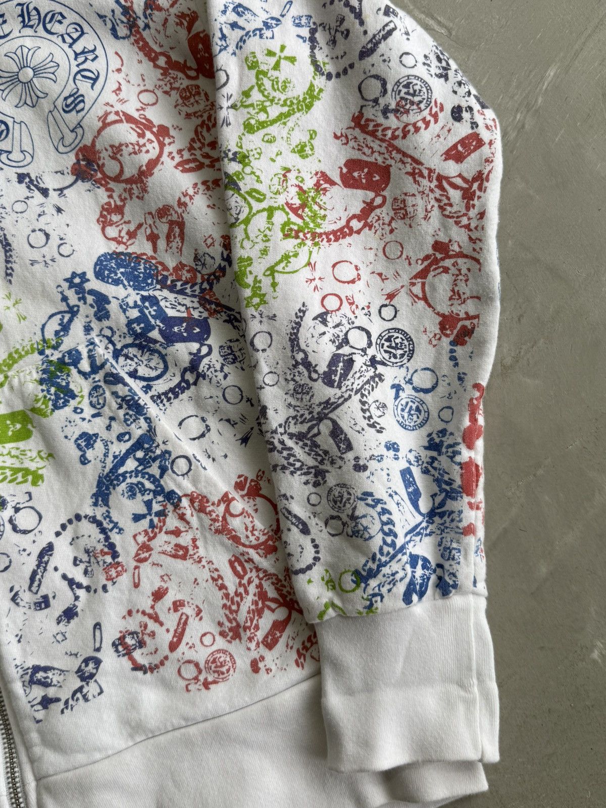 Chrome Hearts Rare 2000s - All Over Print Zip Hoodie Size US M / EU 48-50 / 2 - 7 Thumbnail