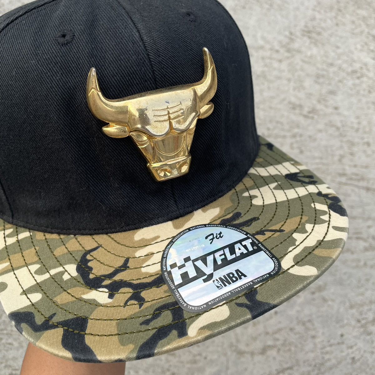 NBA 🔥SICK🔥 Chicago bulls hyflat hat Size ONE SIZE - 9 Thumbnail