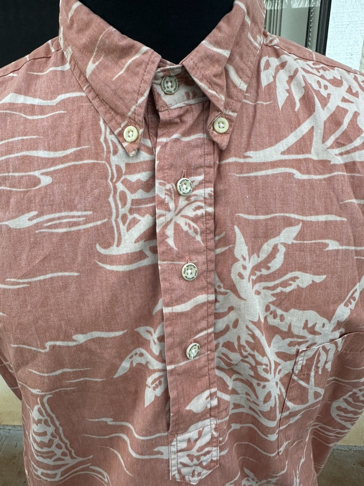 Reyn Spooner PreOwned Reyn Spooner Phil Edwards Hawaiian Orange Men's L Size US L / EU 52-54 / 3 - 3 Thumbnail