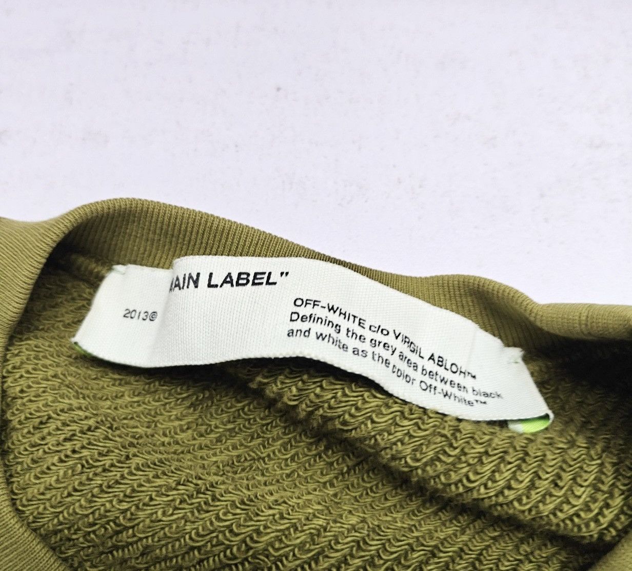 Off-White OFF-WHITE Rubber Arrows Crewneck Green Size US S / EU 44-46 / 1 - 4 Thumbnail