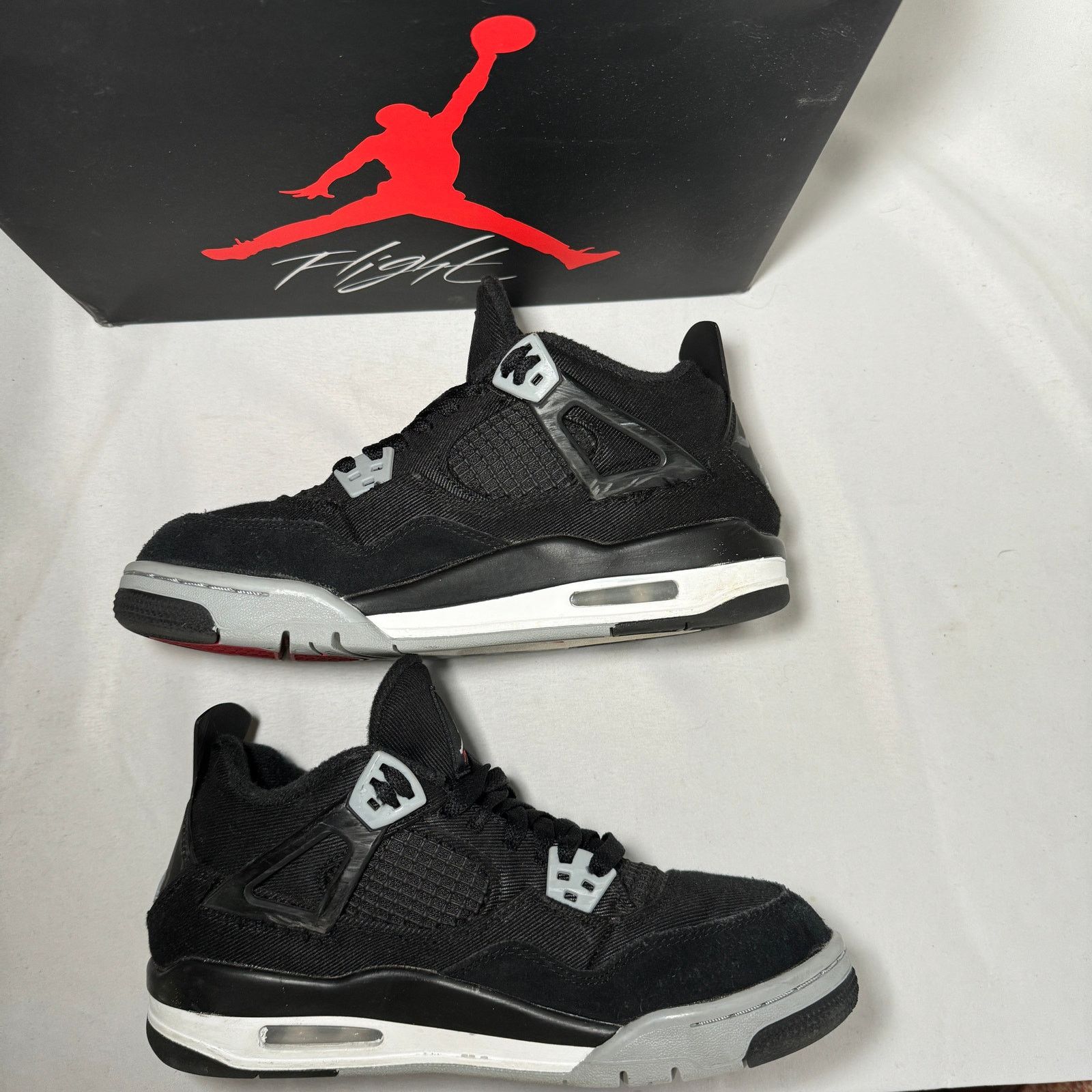 Jordan Brand × Nike Size 7 - Air Jordan 4 Retro SE GS Black Canvas Men's Shoes Size US 7 / EU 40 - 3 Thumbnail