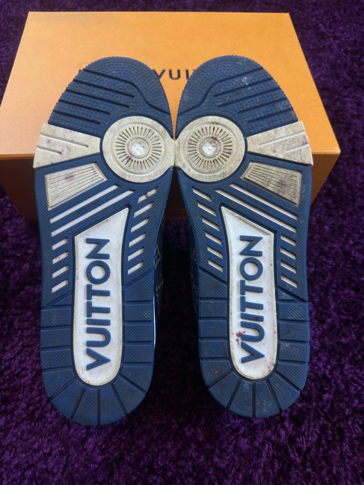 Louis Vuitton Louis Vuitton Trainer Blue Denim Size US 8.5 / EU 41-42 - 4 Thumbnail