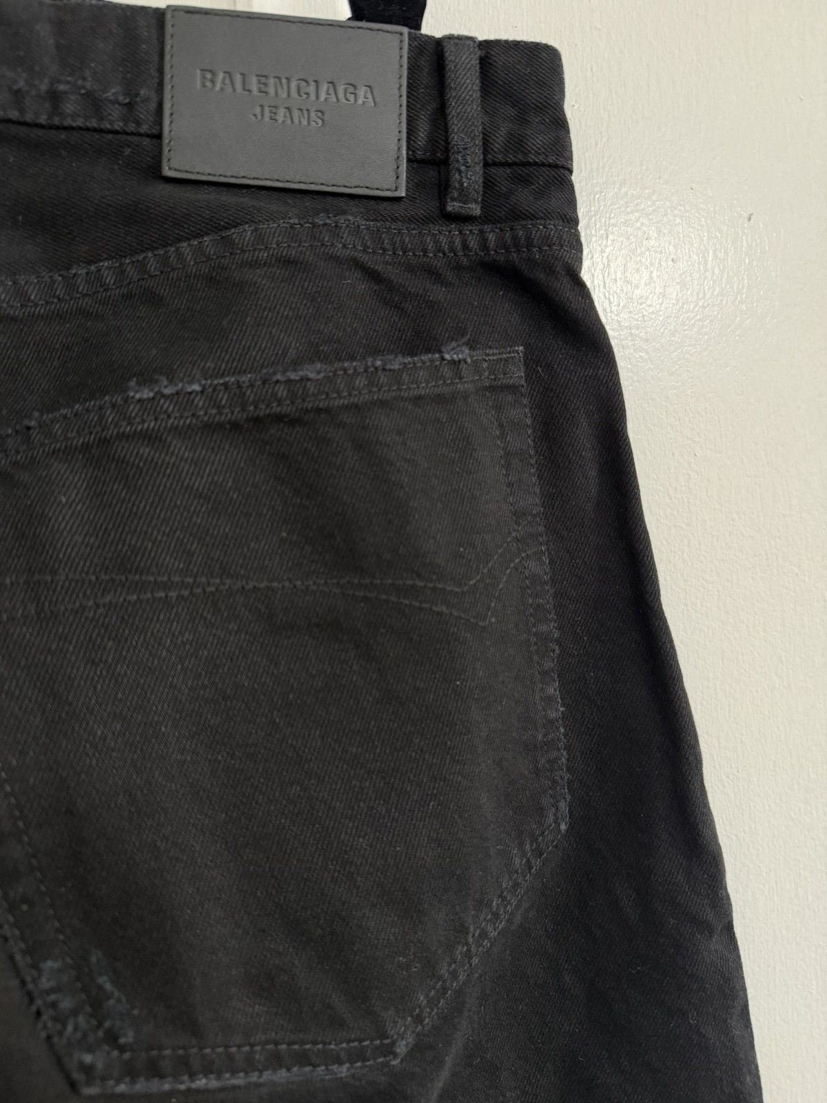 Balenciaga Rare Pitch Black Normal Fit Jean [32] fits 35-36 Size US 35 - 3 Thumbnail