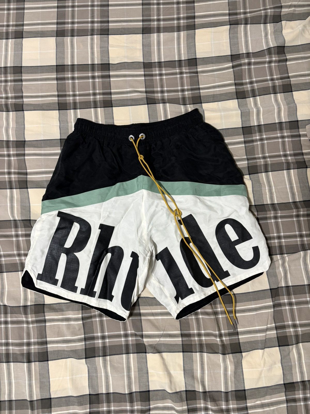 Rhude Awakening Short 'Black/Green/Creme'