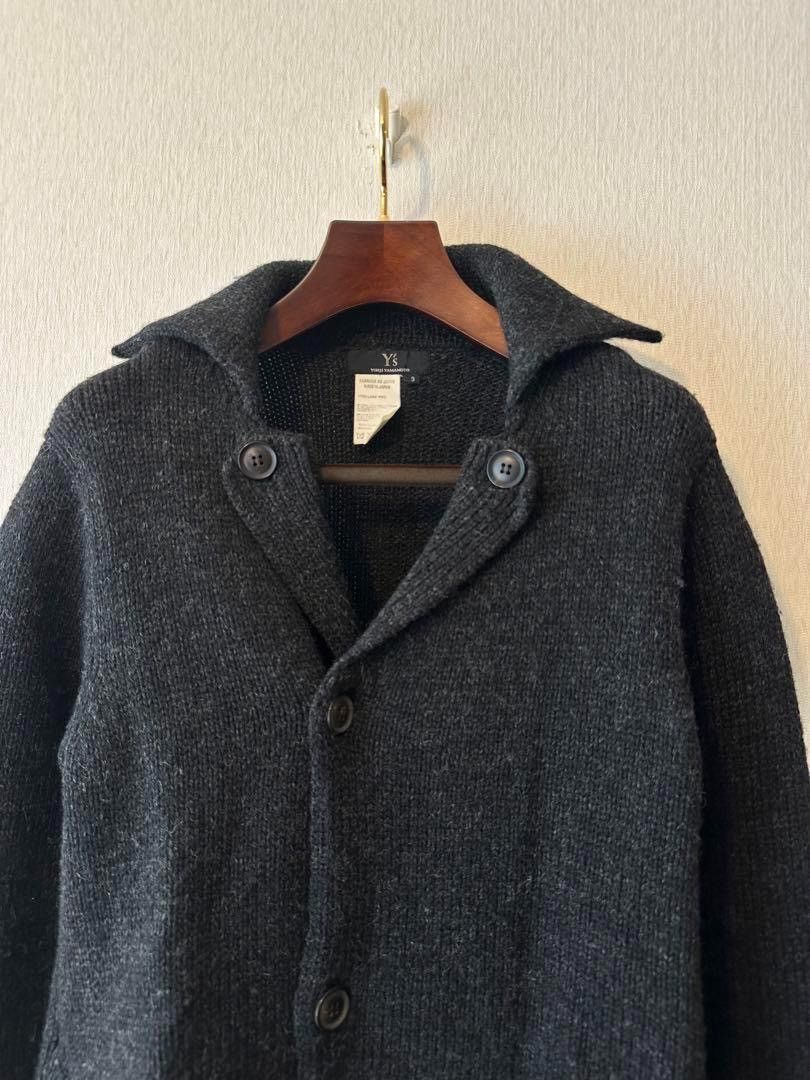 Yohji Yamamoto Yohji Yamamoto Wool Knit Jacket Size US L / EU 52-54 / 3 - 2 Thumbnail
