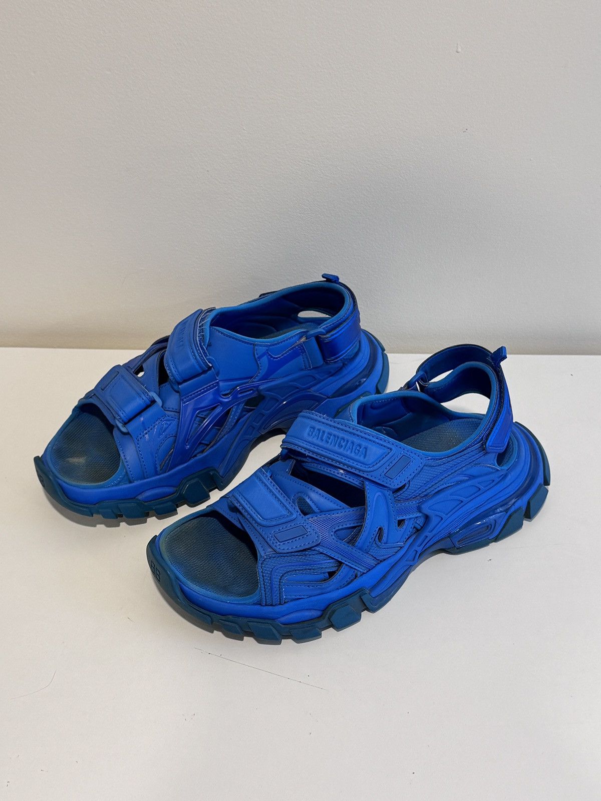 Balenciaga Balenciaga Track Sandal blue - Men's Size US 8 / EU 41 - 2 Thumbnail