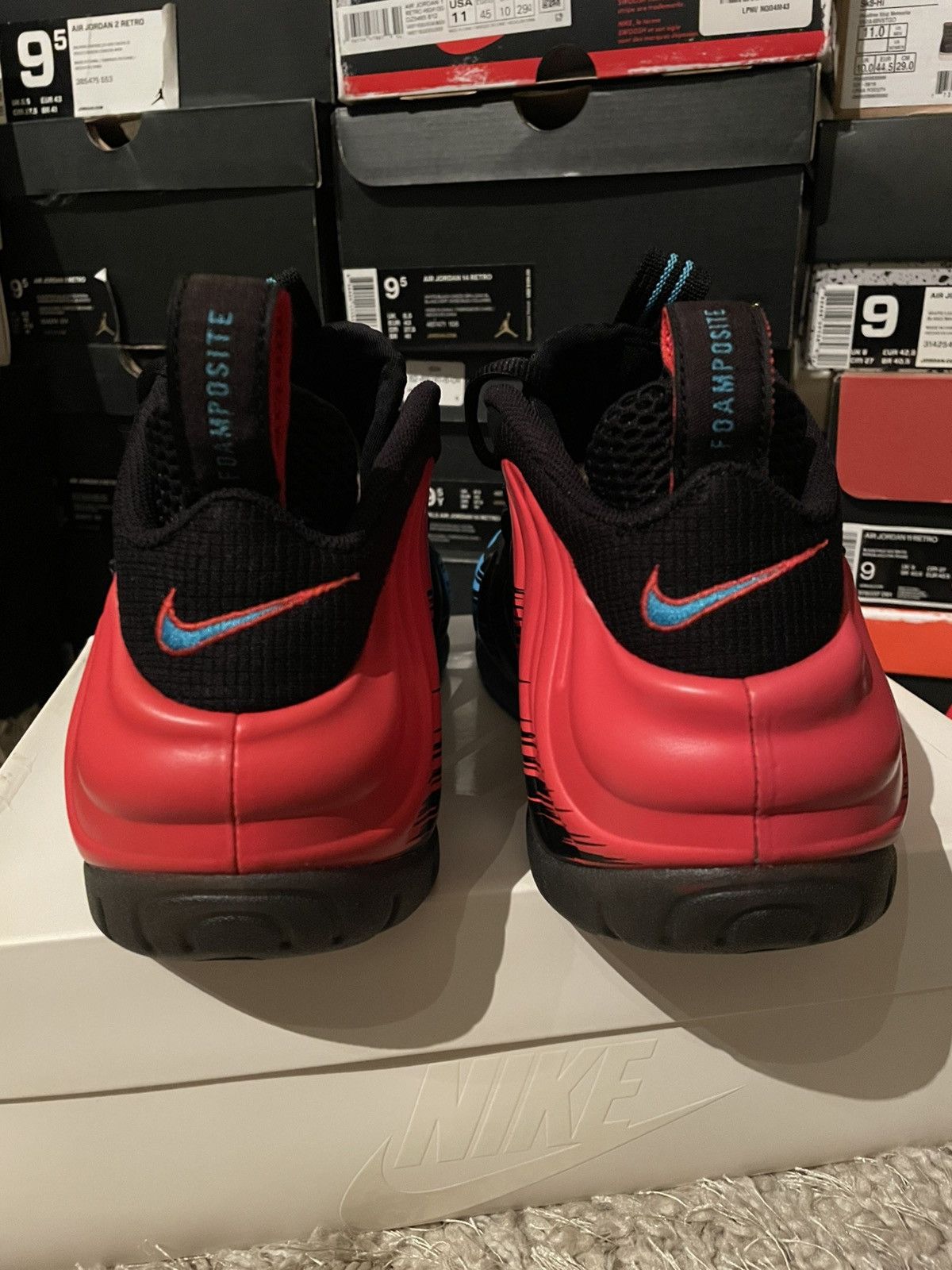 Nike Nike Air Foamposite Pro Spiderman Size US 10 / EU 43 - 6 Thumbnail