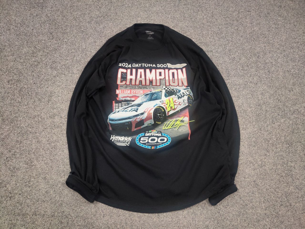 NASCAR Vintage Hendrick moto daytona champion Long sleeve Nascar Size US L / EU 52-54 / 3 - 2 Thumbnail