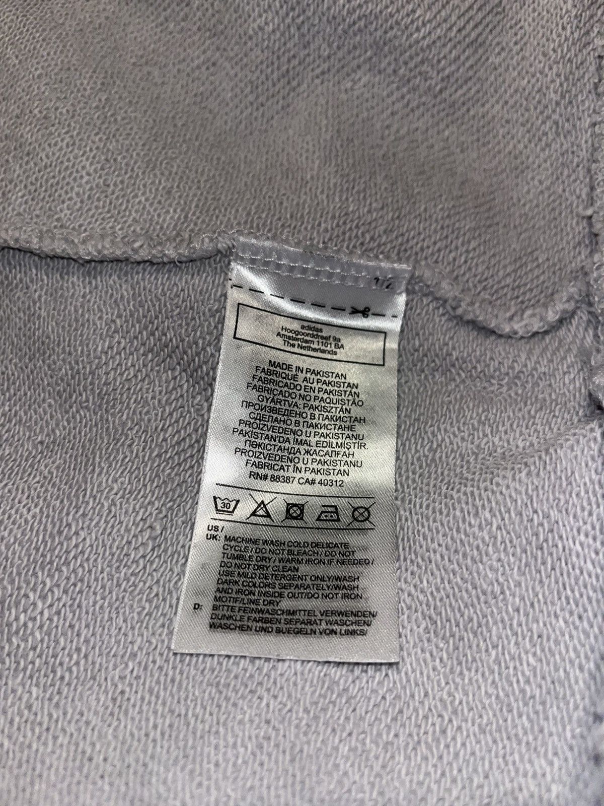 Adidas Adidas Originals Gray Hoodie Size US L / EU 52-54 / 3 - 7 Thumbnail