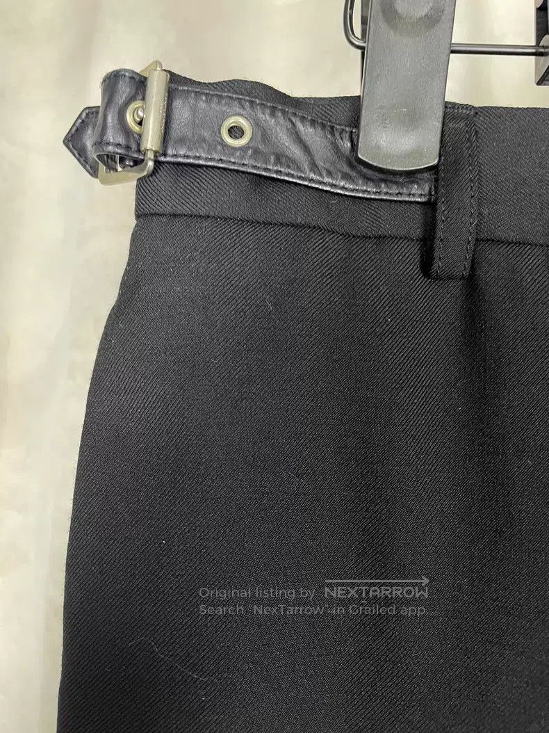 Saint Laurent Paris Saint Laurent Paris Black Wool Tie Waist Trousers i Size US 30 / EU 46 - 4 Thumbnail