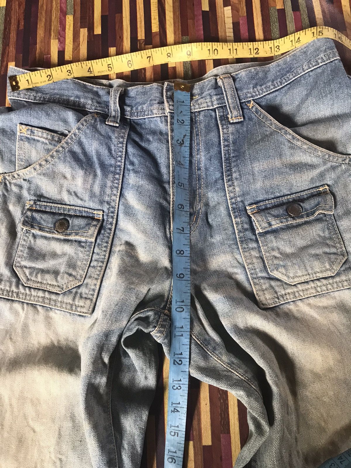 Japanese Brand VTG DENIM PANTS CANNABIS SATIVA Size US 32 / EU 48 - 17 Thumbnail