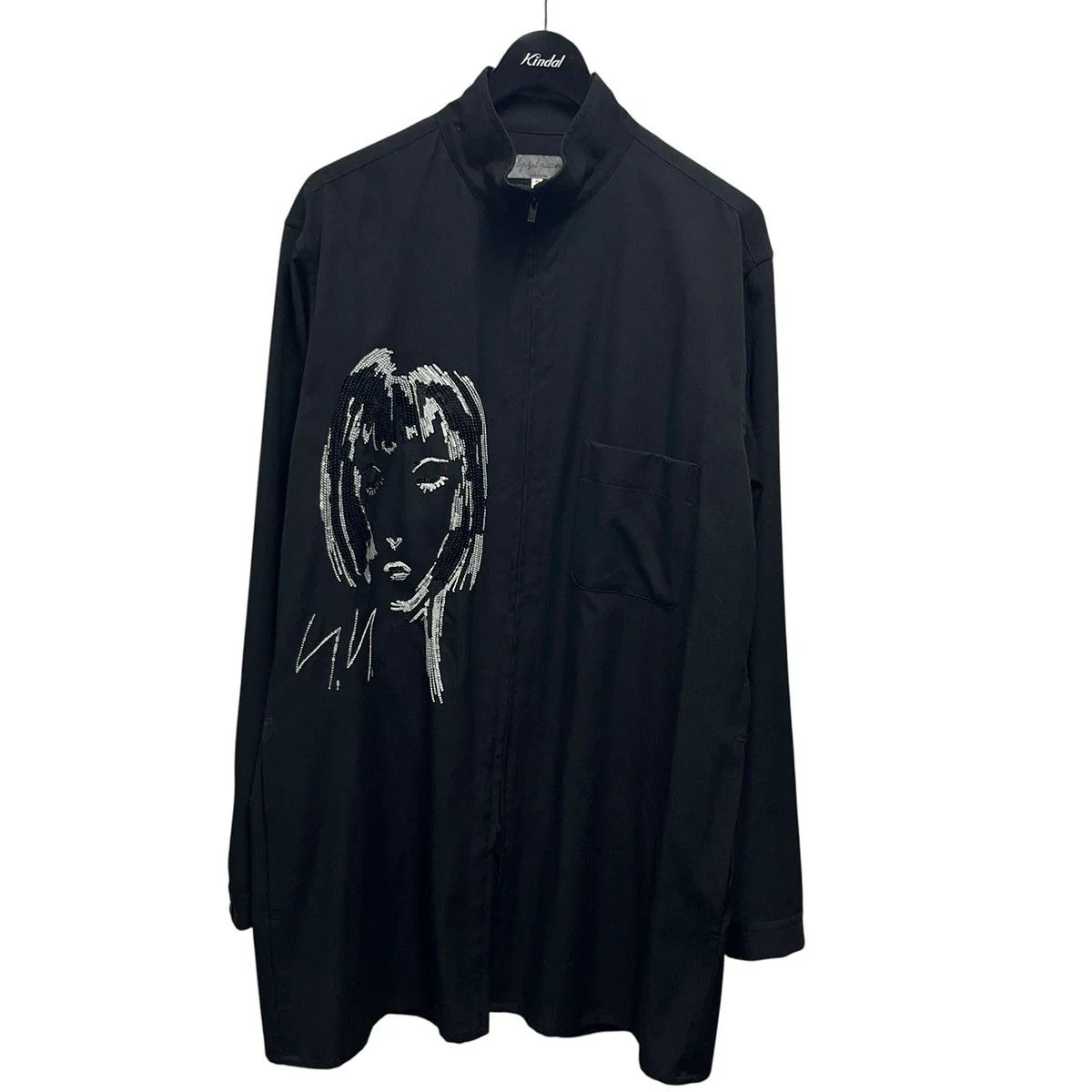 Yohji Yamamoto Yohji Yamamoto pour homme/22SS Sequin Zip-Up Shirt Size US L / EU 52-54 / 3 - 1 Thumbnail