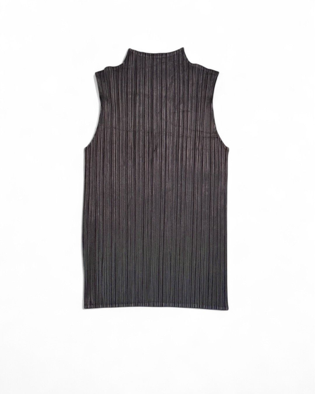 Pleats Please Issey Miyake Pleats Please Issey Miyake Basics Roll Neck Black Vest Size M / US 6-8 / IT 42-44 - 1 Thumbnail