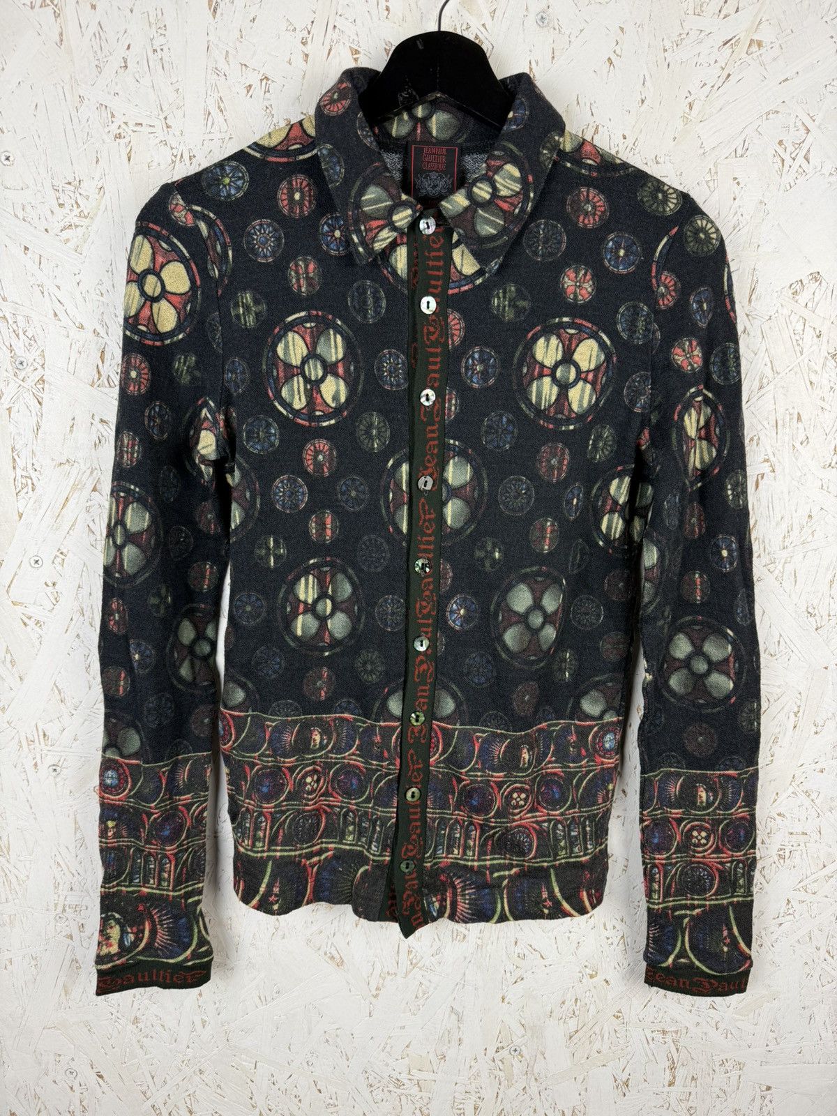 Jean Paul Gaultier Jean Paul Gaultier AW98 Catherdral Stained Glass Mesh Shirt Size M / US 6-8 / IT 42-44 - 1 Thumbnail