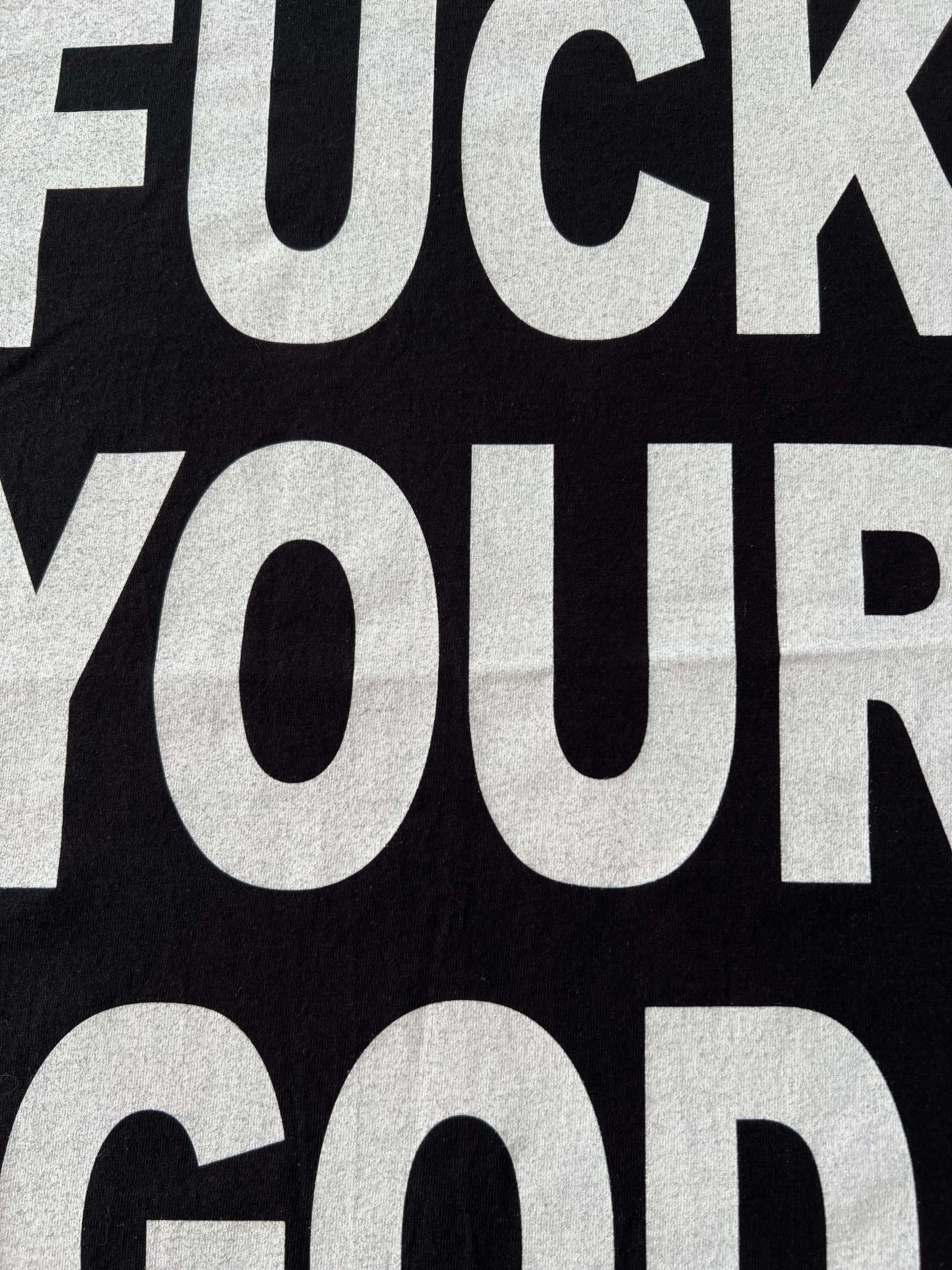 Band Tees Vintage 2011 Cradle of Filth F*ck Your God Black T-shirt Size US M / EU 48-50 / 2 - 11 Thumbnail