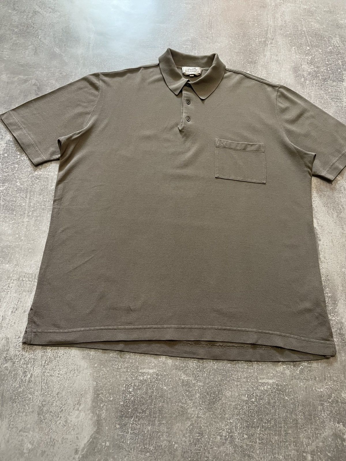 Hermes Vintage Hemes Polo Shirt Size US XXL / EU 58 / 5 - 3 Thumbnail