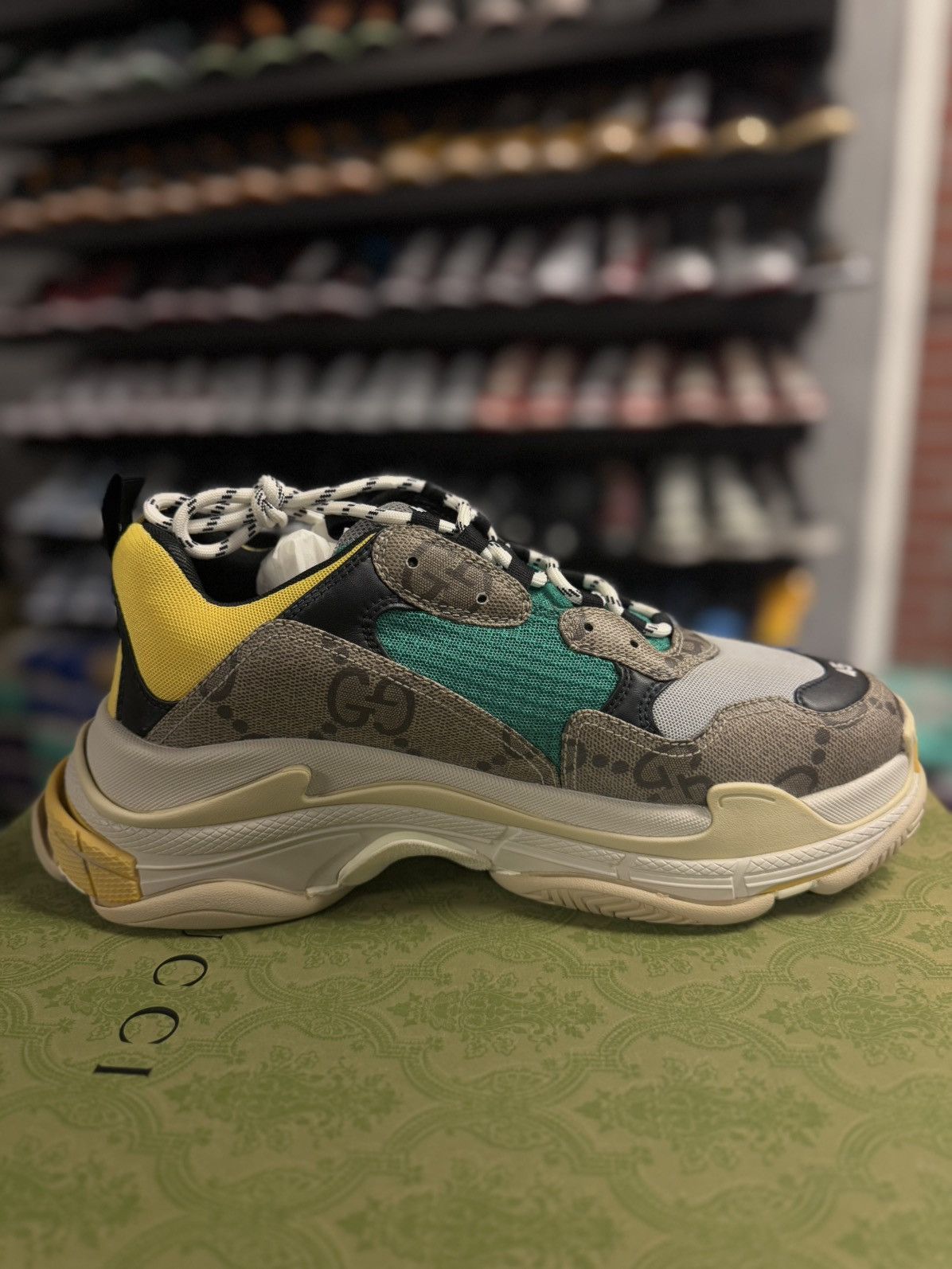 Balenciaga × Gucci 45EU/12US Gucci Balenciaga Triple S The Hacker Project Size US 12 / EU 45 - 9 Thumbnail