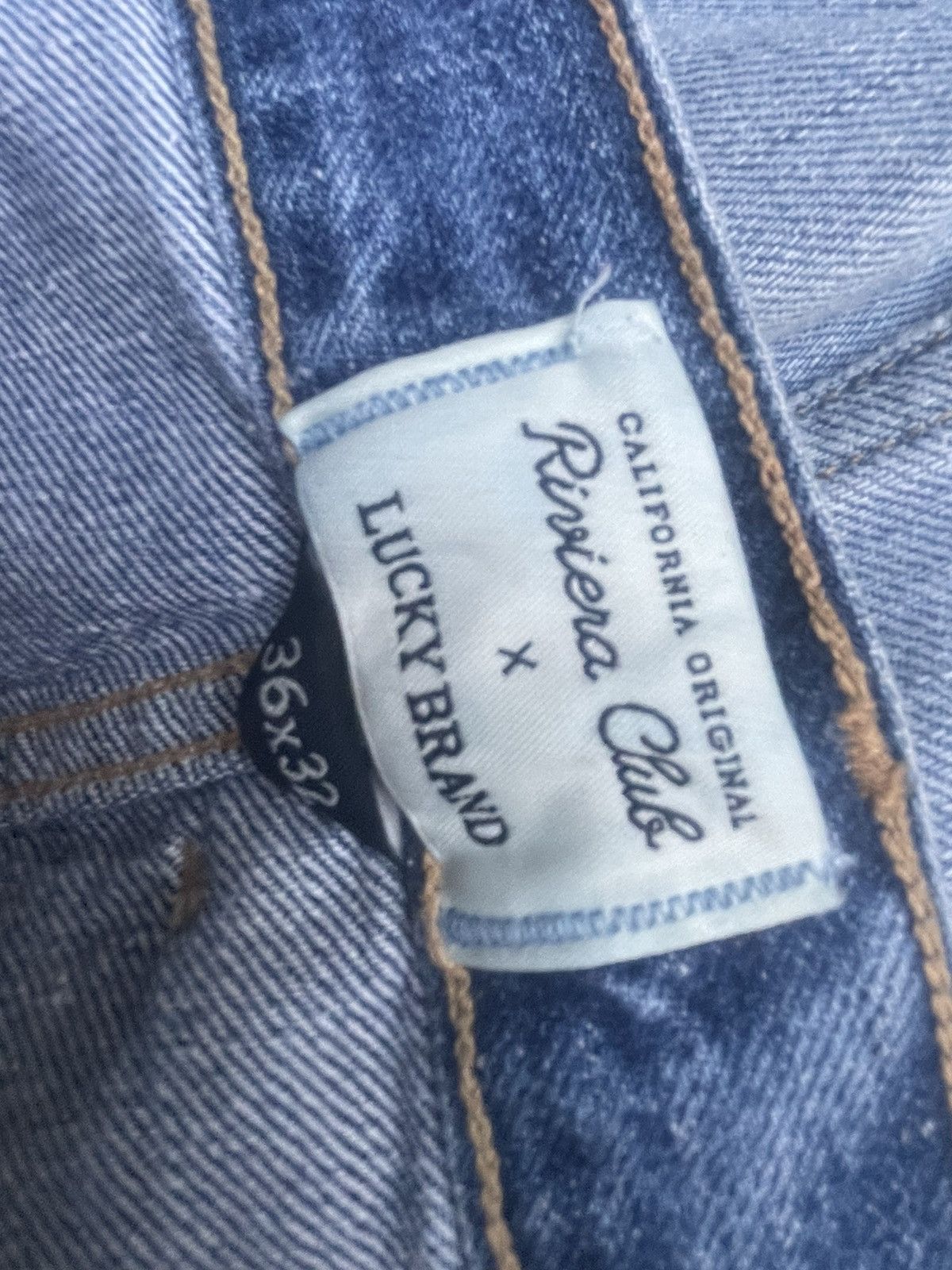 Lucky Brand Riviera Club x Lucky Brand The B Dog Selvedge Denim Size US 37 - 16 Thumbnail