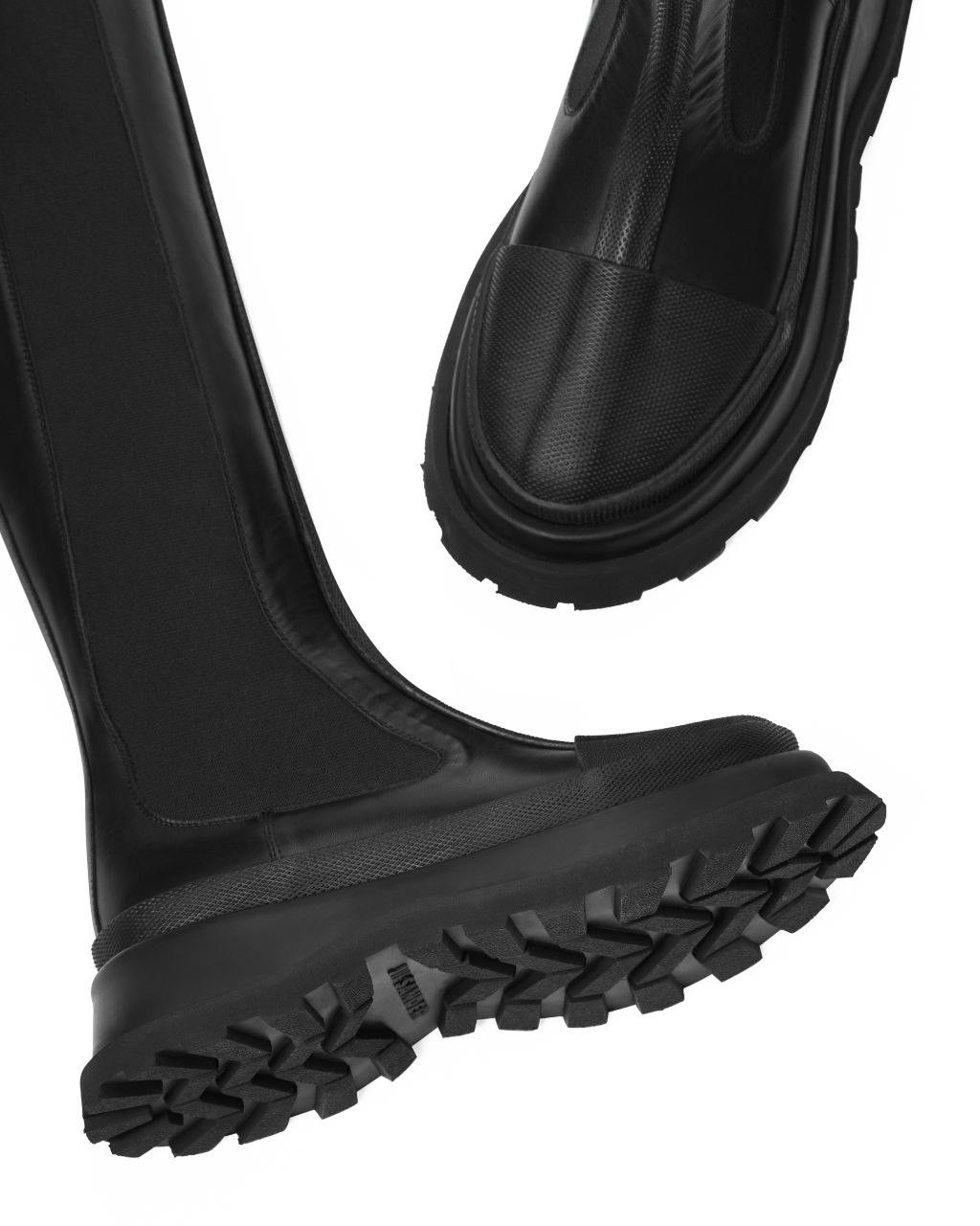 Jil Sander JIL SANDER leather knee chelsea boots Size US 8 / IT 38 - 3 Thumbnail