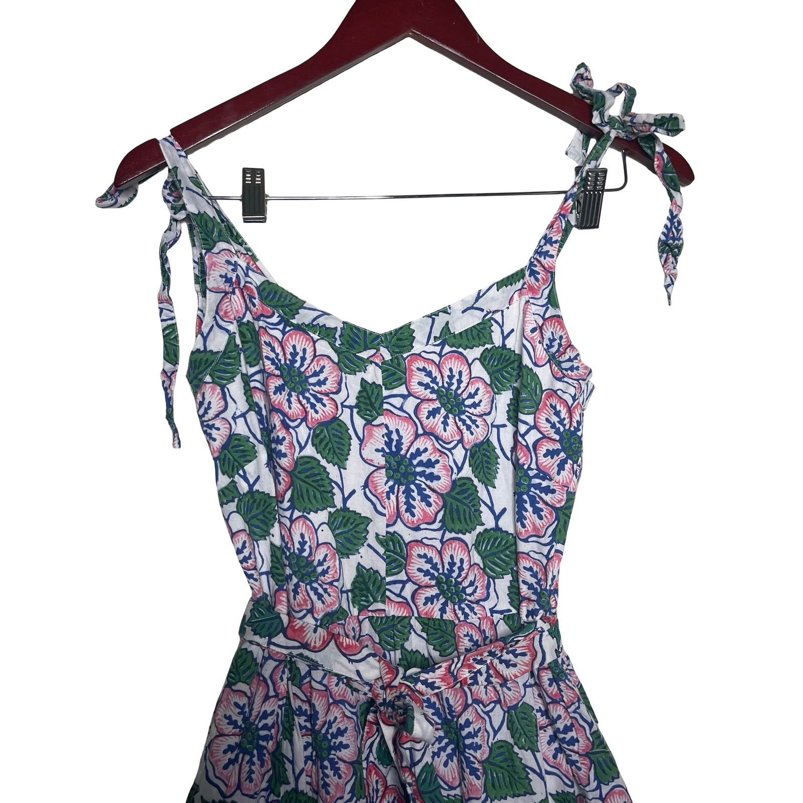 Other Beau & Ro Floral 100% cotton Maxi dress sz S Size S / US 4 / IT 40 - 3 Thumbnail