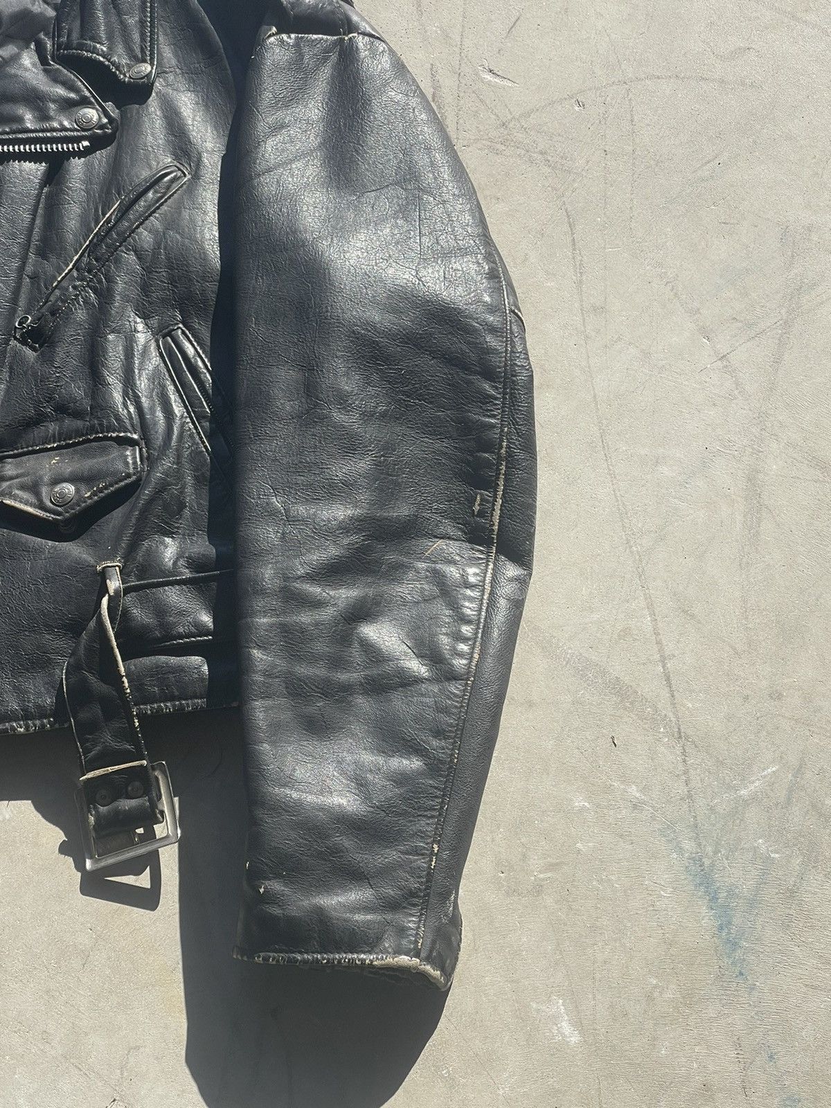 Schott 80s Schott Harley Davidson Leather Biker Jacket Size US L / EU 52-54 / 3 - 4 Thumbnail