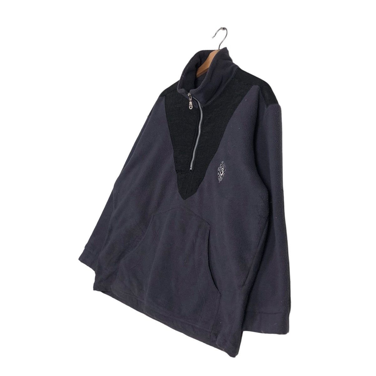 Japanese Brand 🔥Vintage Collar Sweatshirt Anorak Big Logo Barrel Roll USA Size US M / EU 48-50 / 2 - 2 Thumbnail