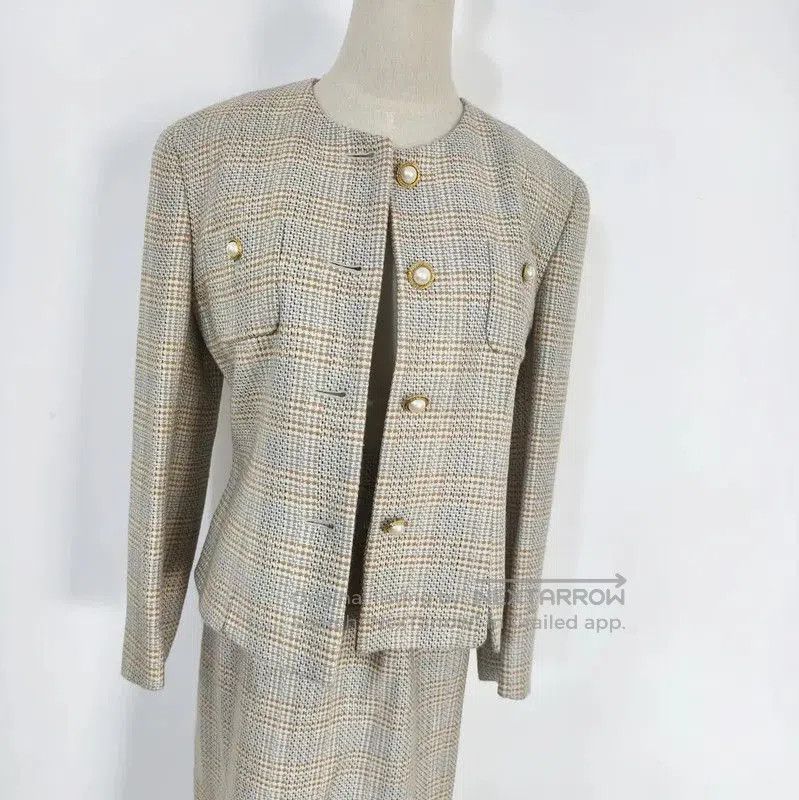 Burberry Burberry Plaid Wool Blend Long Sleeve Dress. Size L / US 10 / IT 46 - 4 Thumbnail