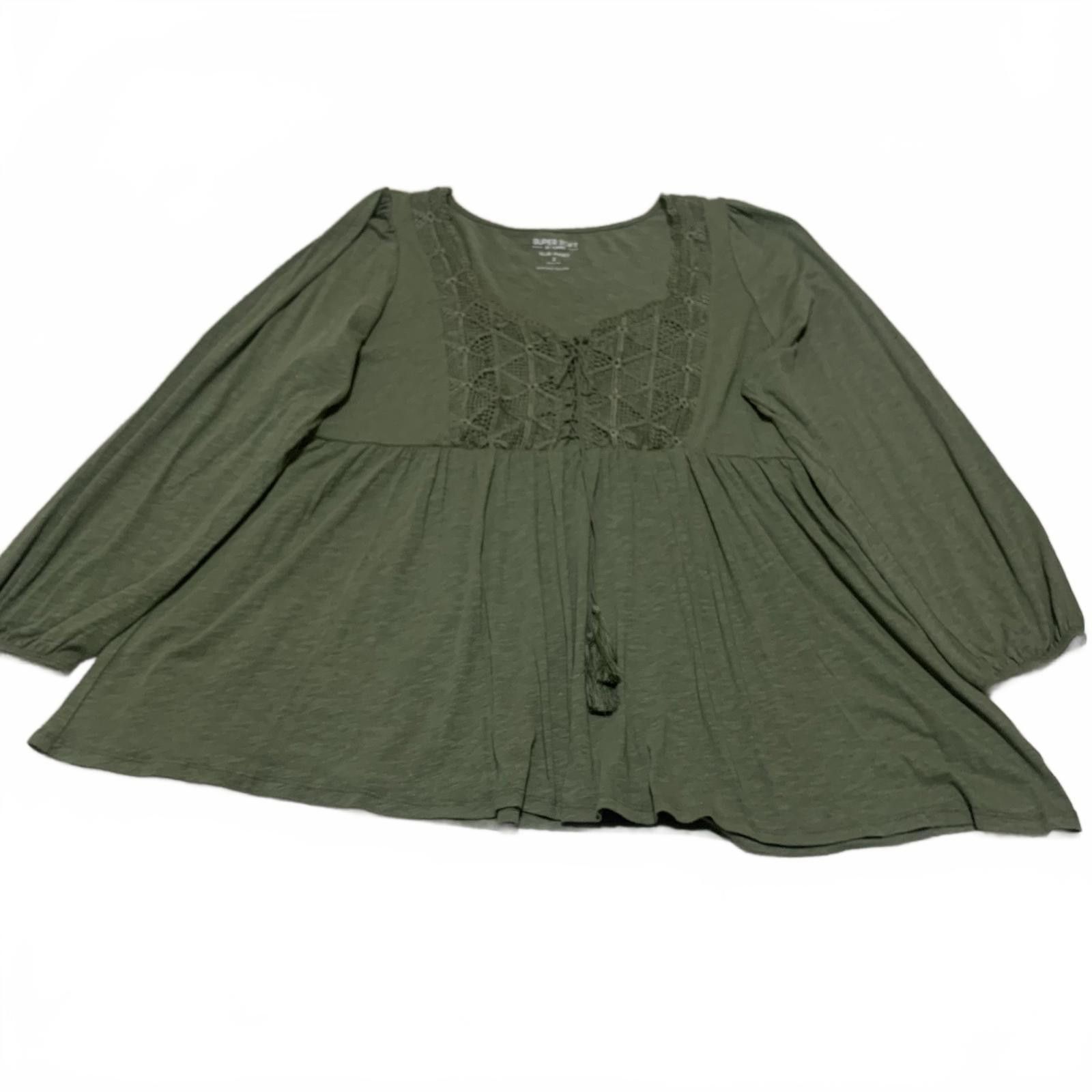 Other Torrid Super Soft Slub Jersey Women's Top Size 2 Olive Green Size XS / US 0-2 / IT 36-38 - 1 Thumbnail
