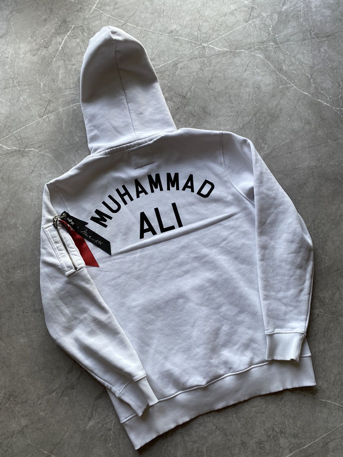 Alpha Industries 🥊Rare Alpha Industries & Muhammad Ali Big Logo Hoodie Size US S / EU 44-46 / 1 - 3 Thumbnail